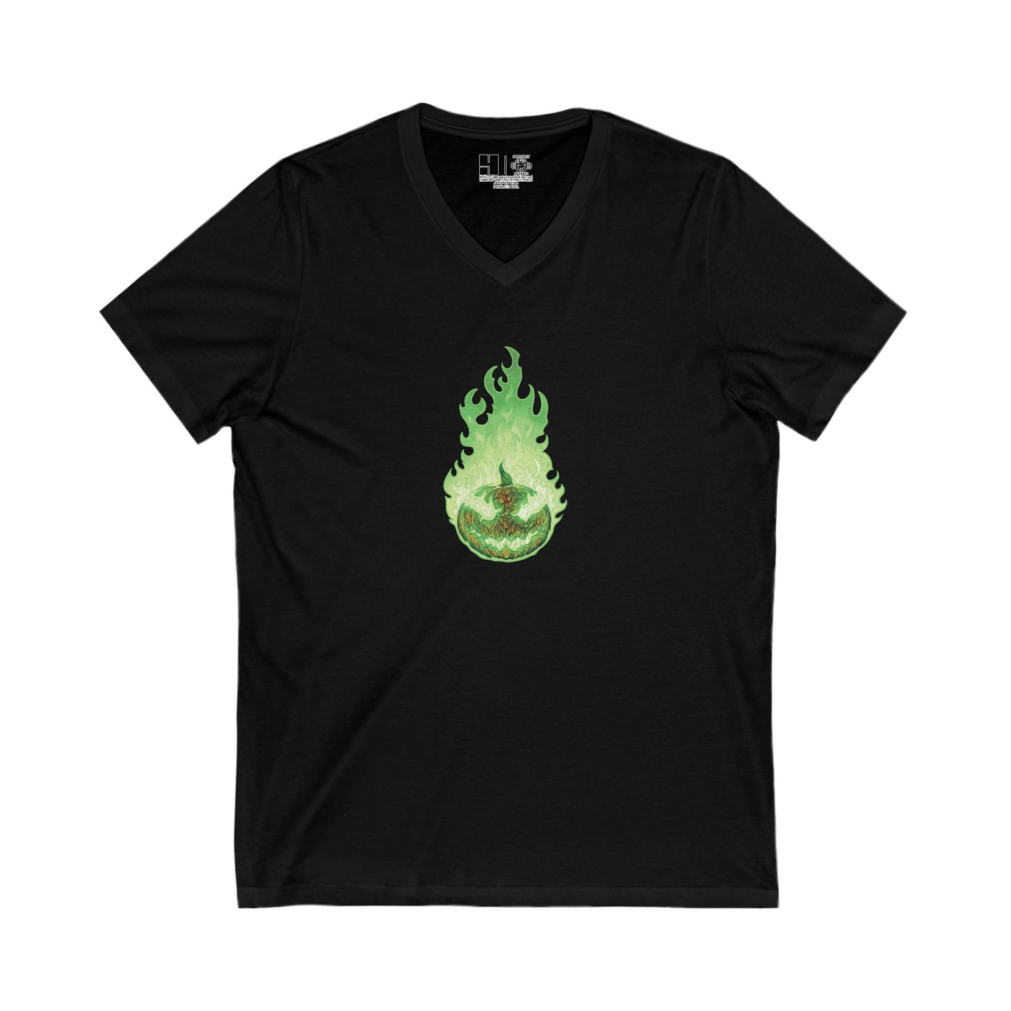 Headless Horseman, The | Green | Figura Obscura | V-Neck T-Shirt