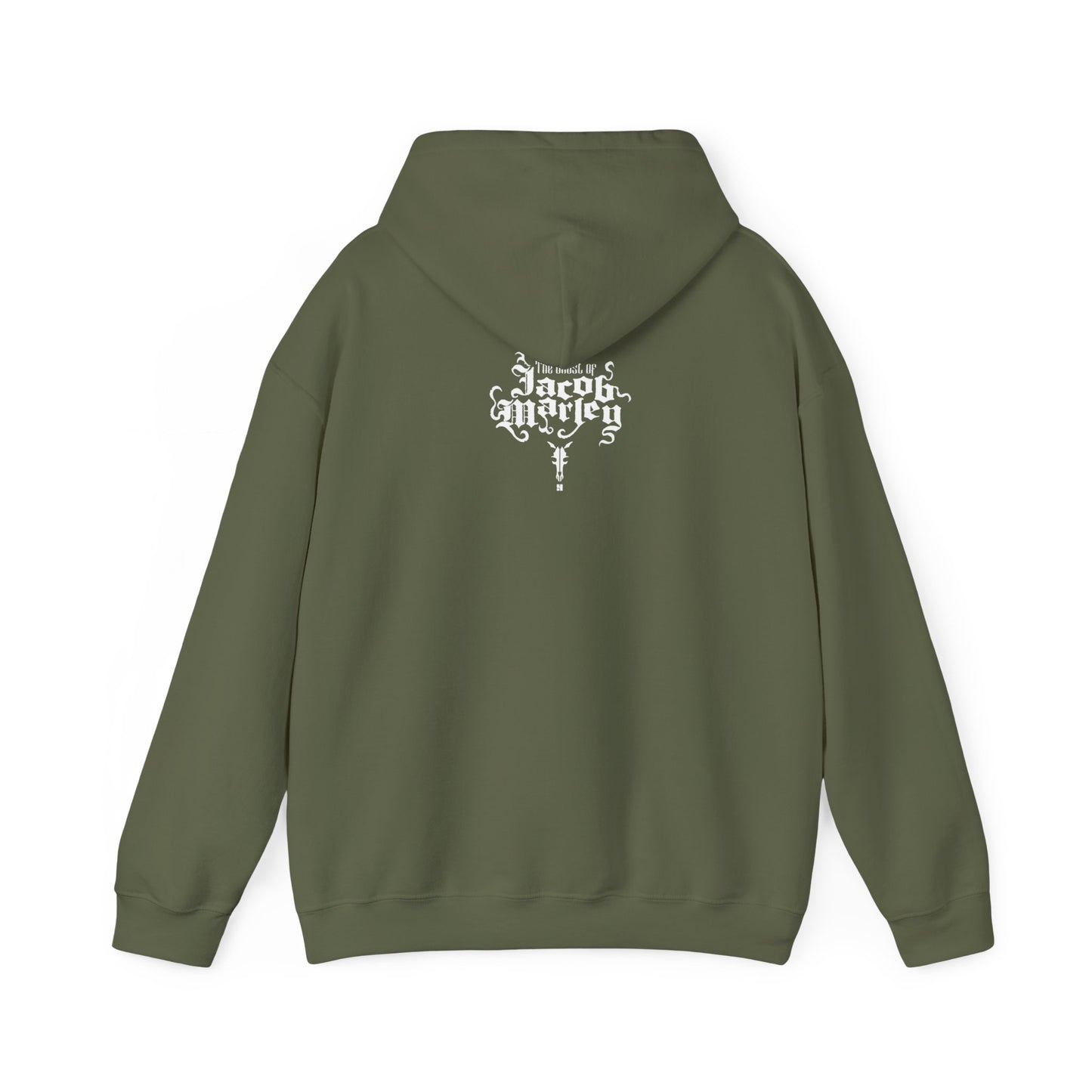 Jacob Marley | White | Figura Obscura | Pullover Hoodie