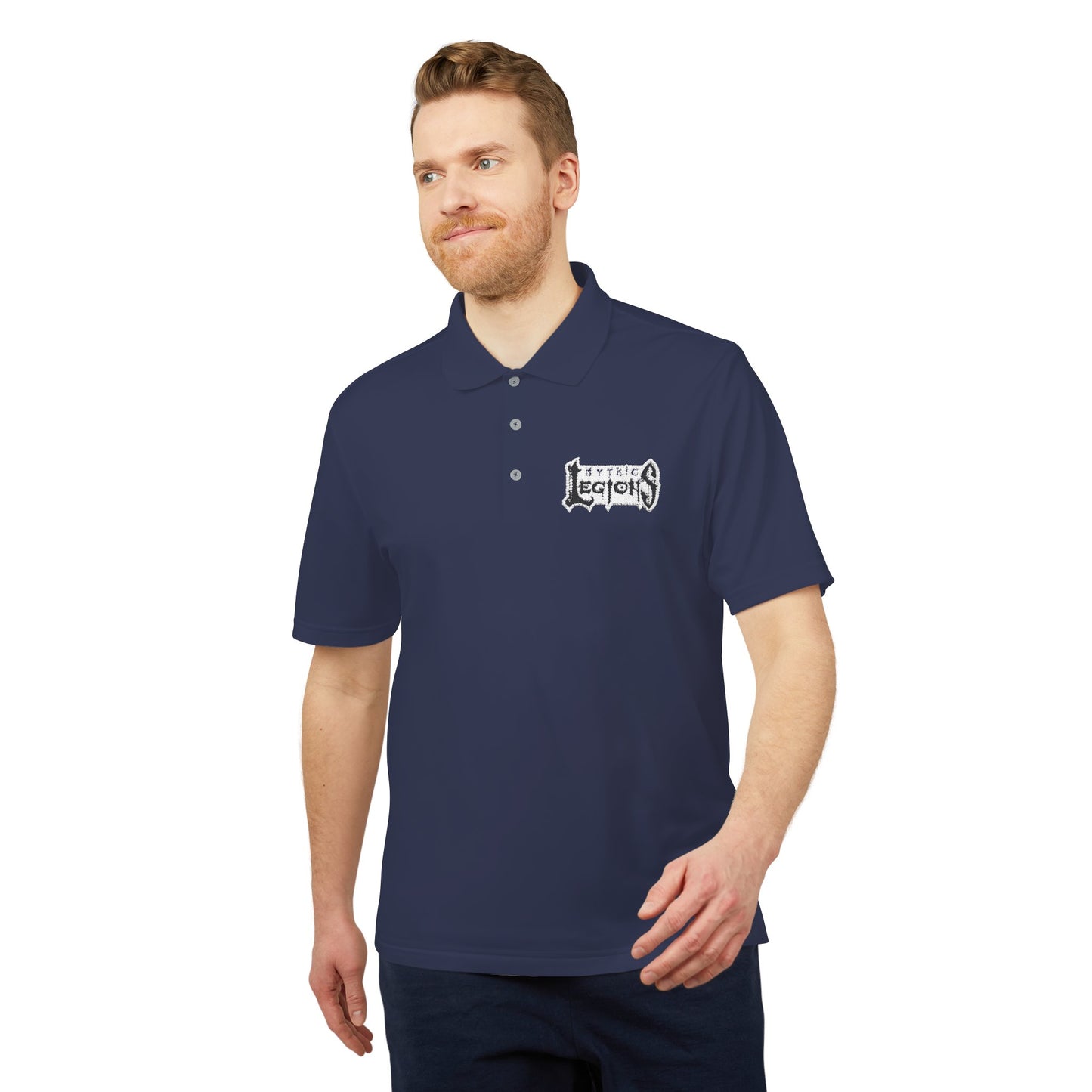 Embroidered Adidas Performance Polo | Mythic Legions OG Logo