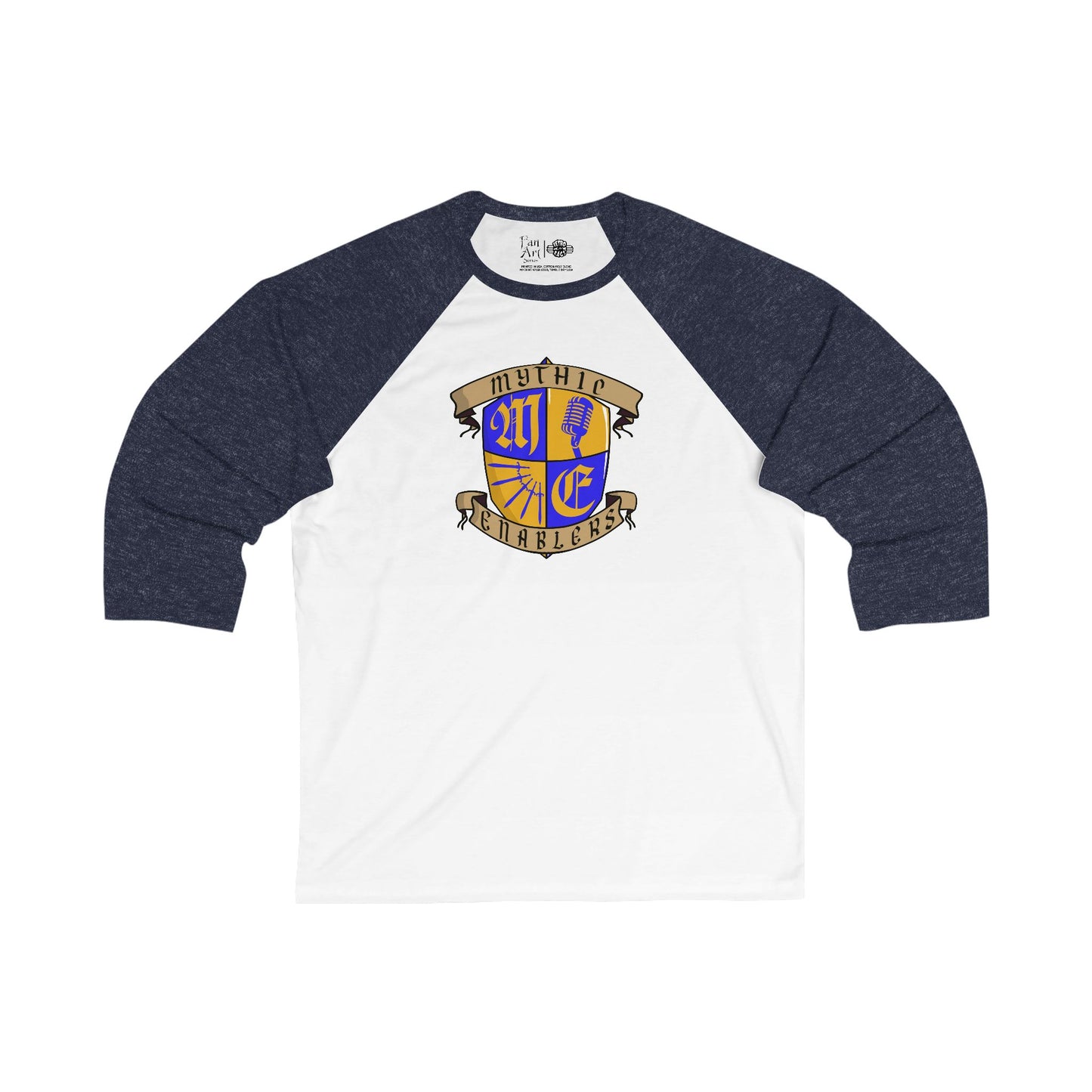Mythic Enablers | Fan Art | Mythic Legions | 3\4 Sleeve Baseball T-Shirt