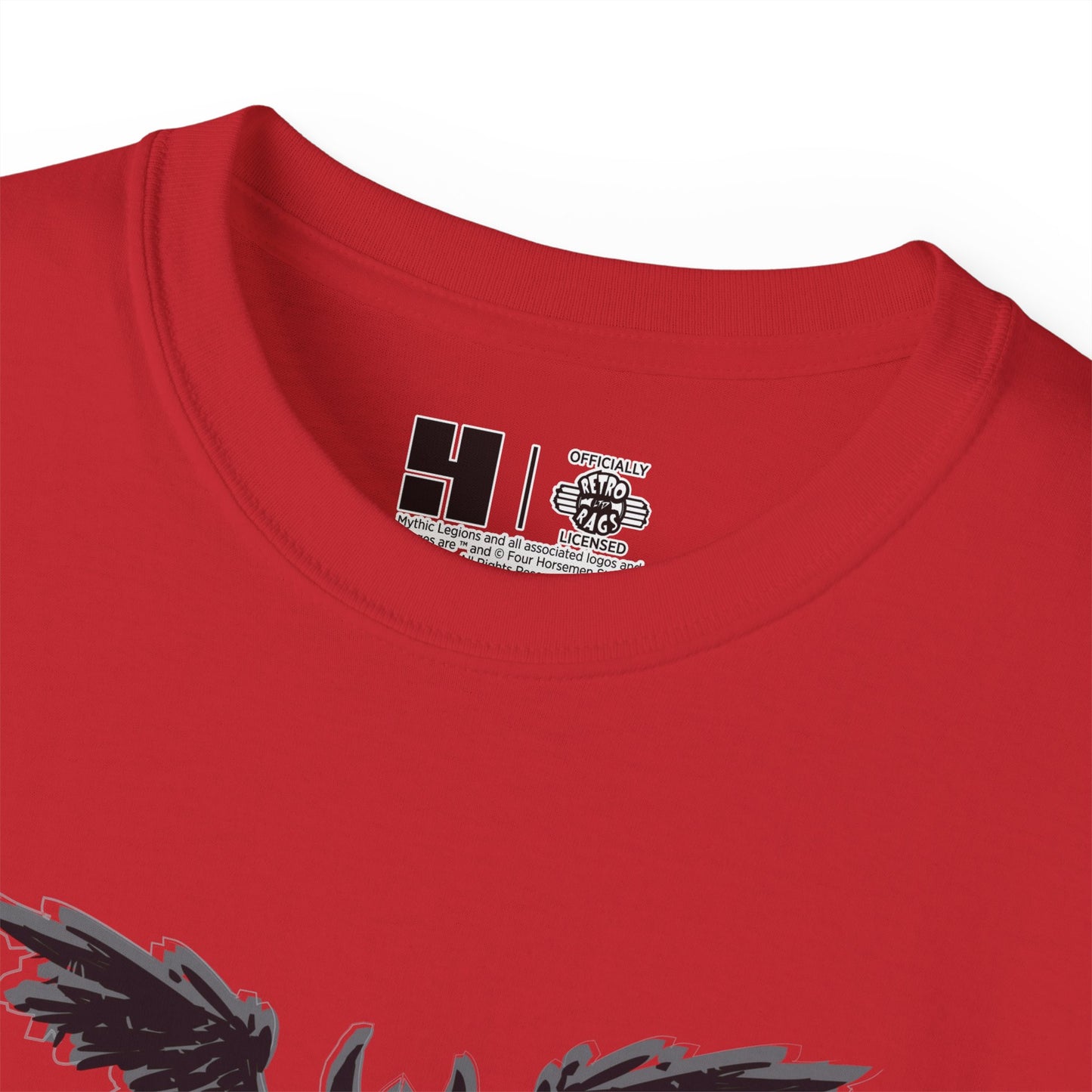 4H | Wing | Skull Logo | w_ Logo | Mythic Legions | Standard T-Shirt