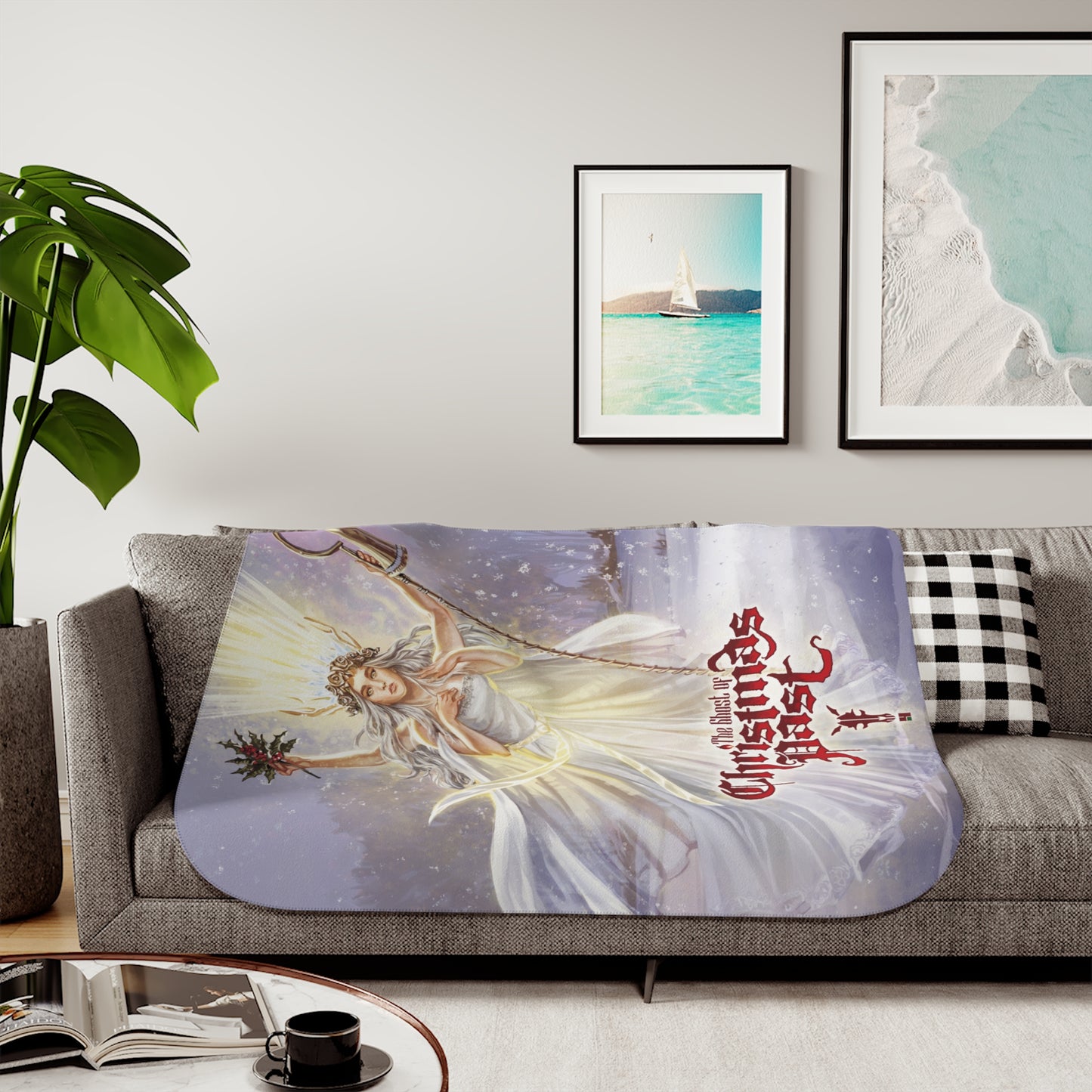 Christmas Past | Figura Obscura | Sherpa Blanket
