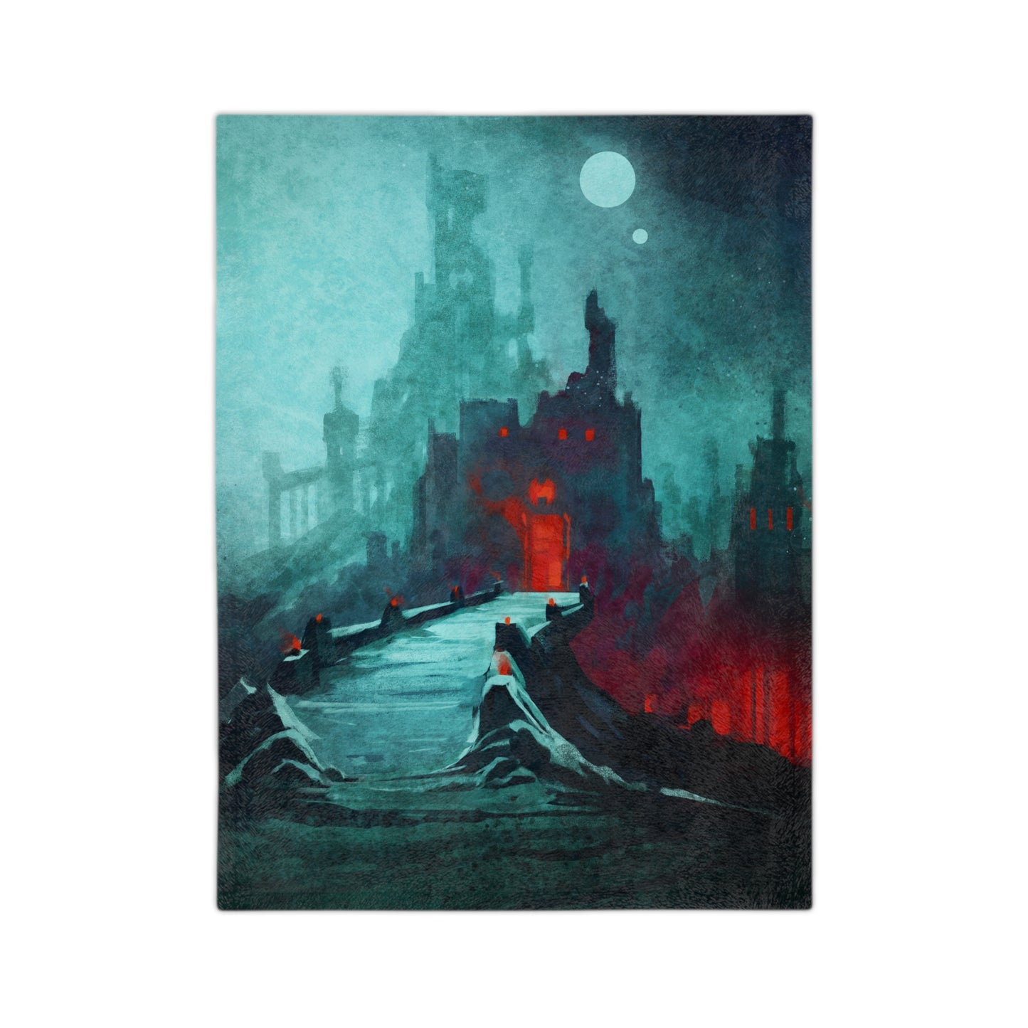 Equaddron Castle | Mythic Legions | Velveteen Microfiber Blanket