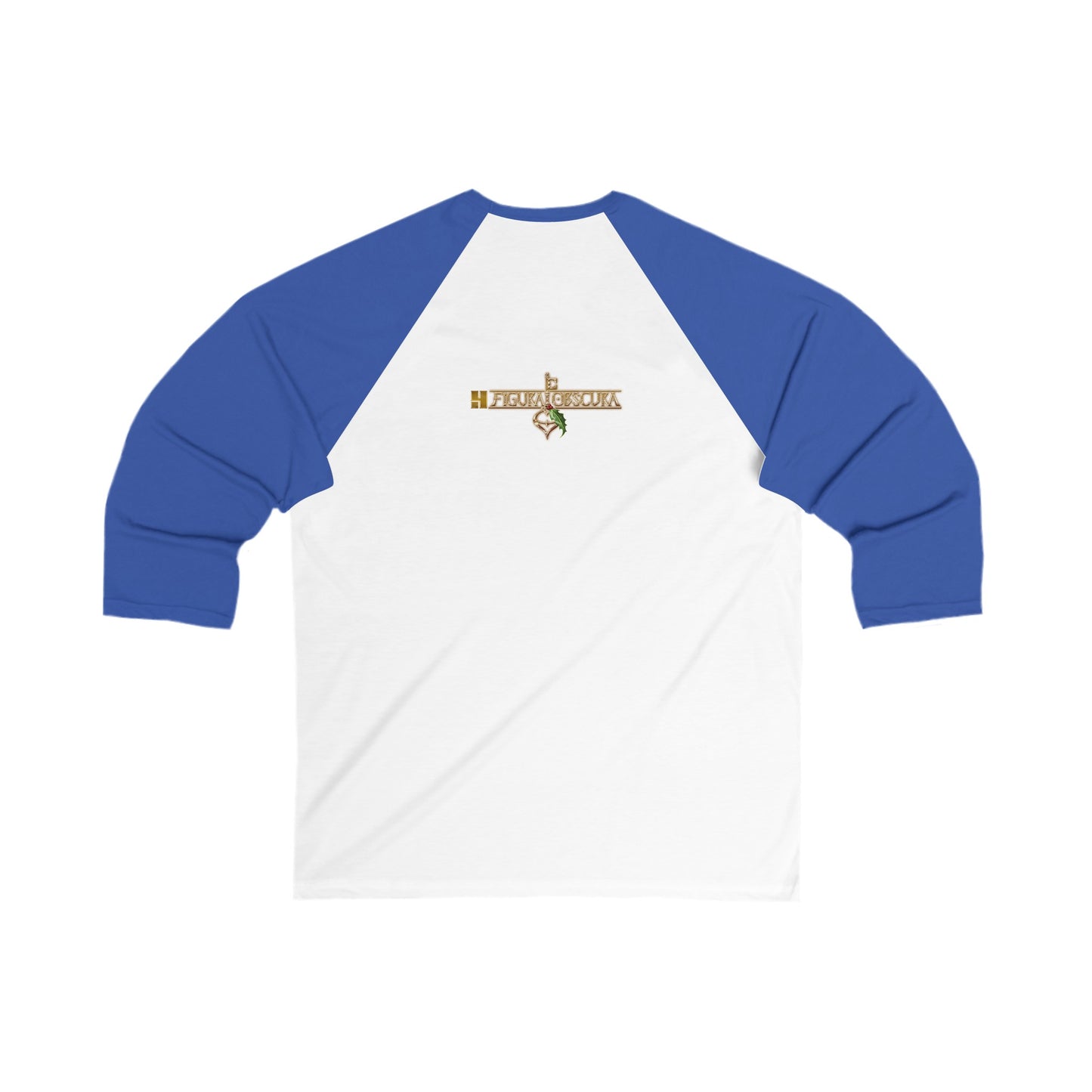 Father Christmas v1 | Figura Obscura | 3\4 Sleeve Baseball T-Shirt