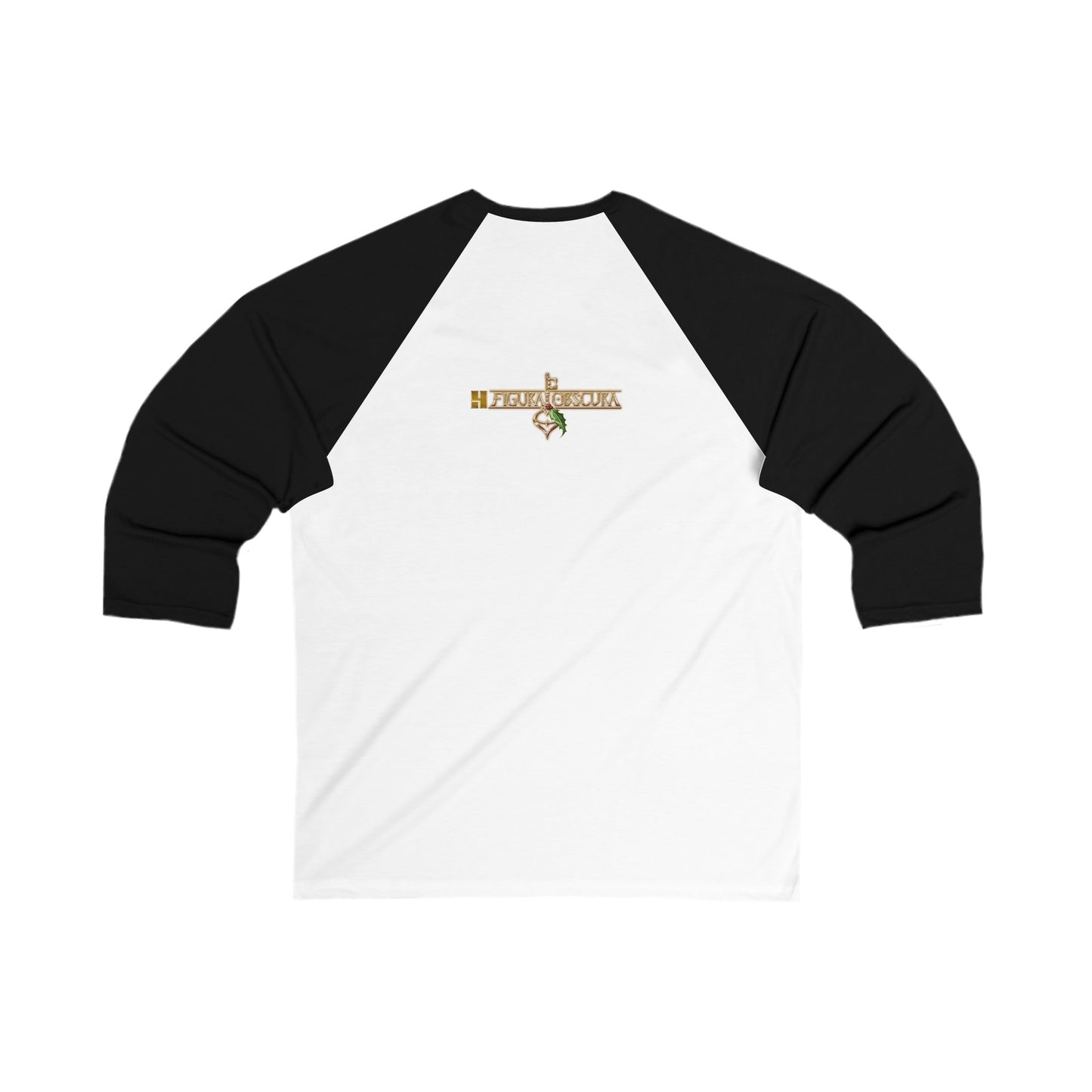 Father Christmas v1 | Figura Obscura | 3\4 Sleeve Baseball T-Shirt