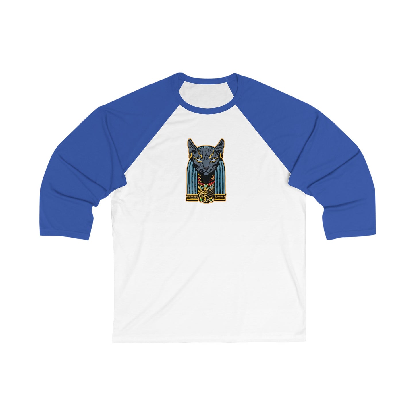 Bastet | Figura Obscura | 3\4 Sleeve Baseball T-Shirt