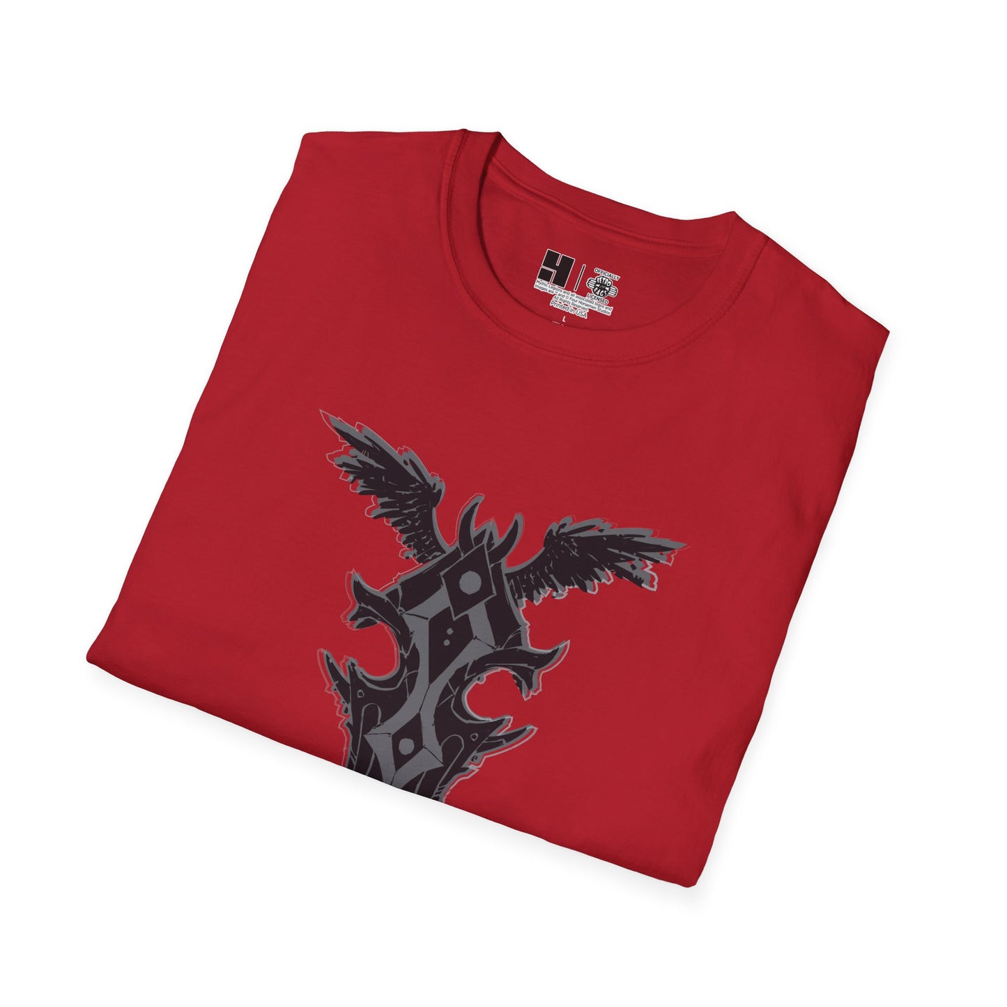 4H | Wing | Skull Logo | w_ Logo | Mythic Legions | Soft T-Shirt