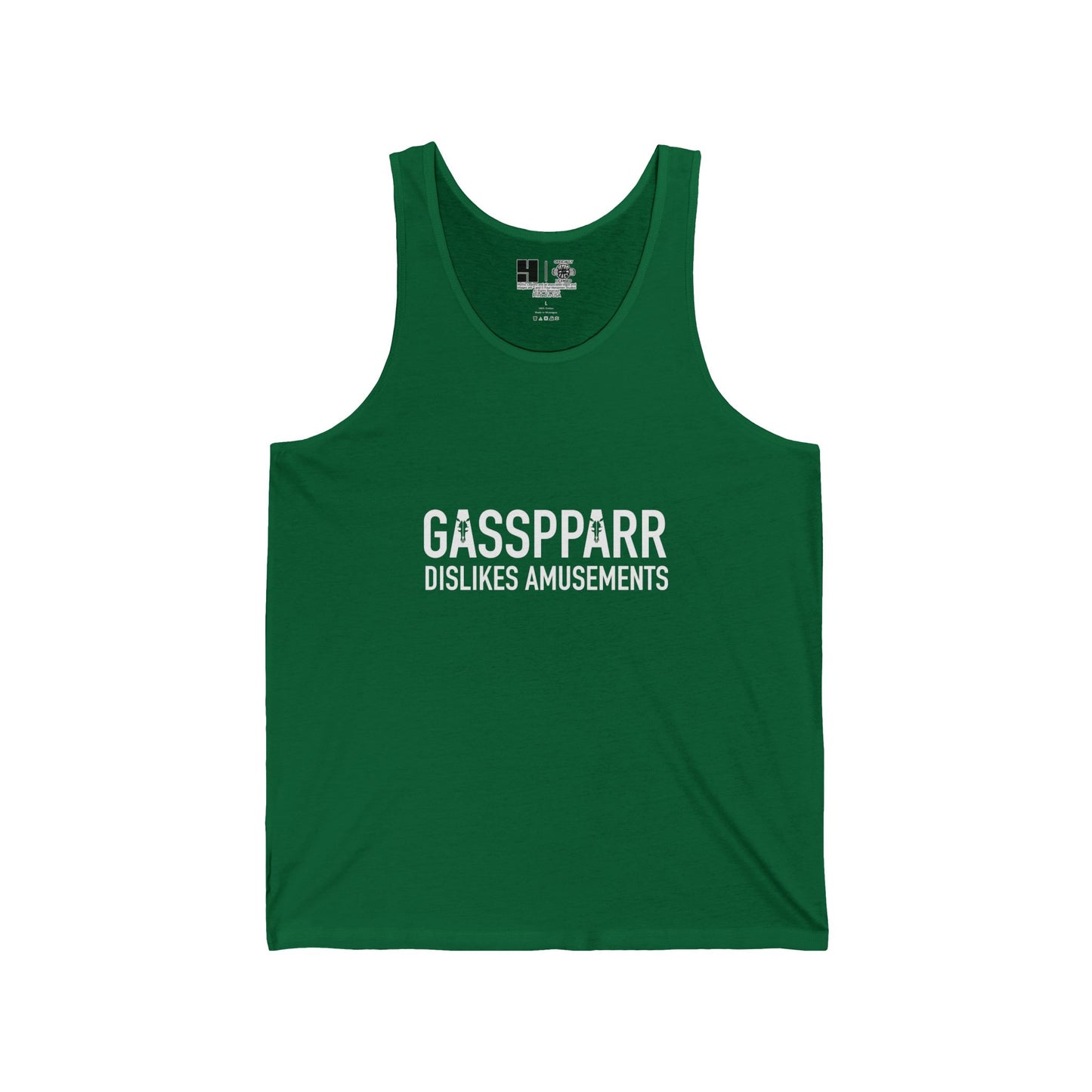 Gasspparr Dislikes Amusements | Cosmic Legions | Tank Top