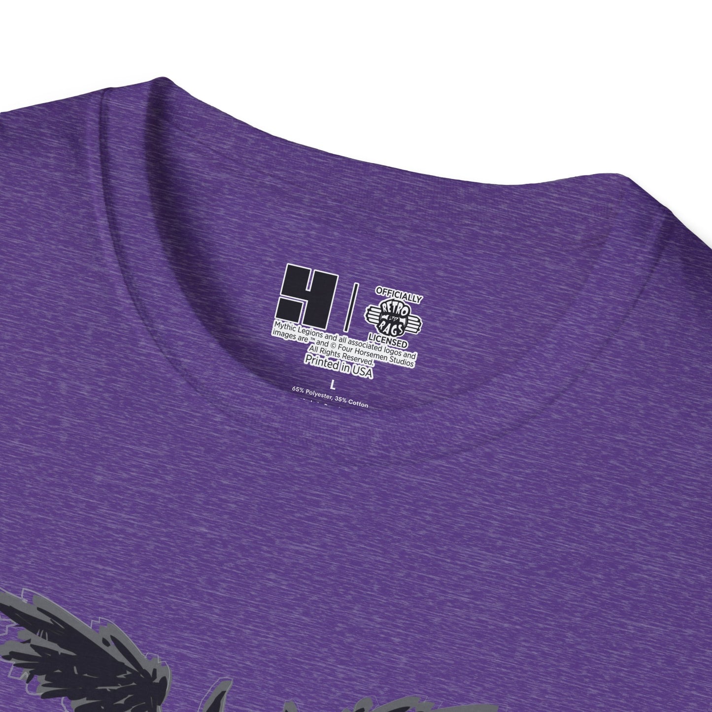 4H | Wing | Skull Logo | w_ Logo | Mythic Legions | Soft T-Shirt