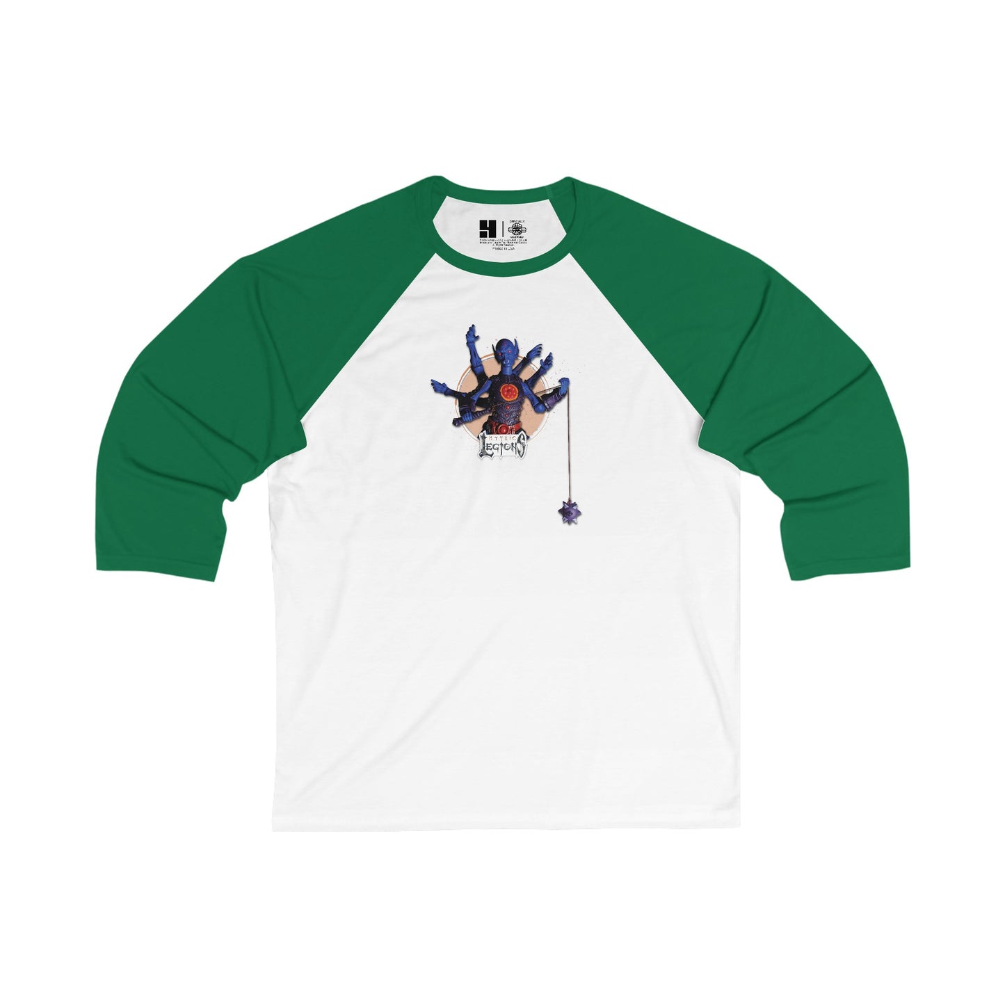 Okeaetos | Mythic Legions | 3\4 Sleeve Baseball T-Shirt