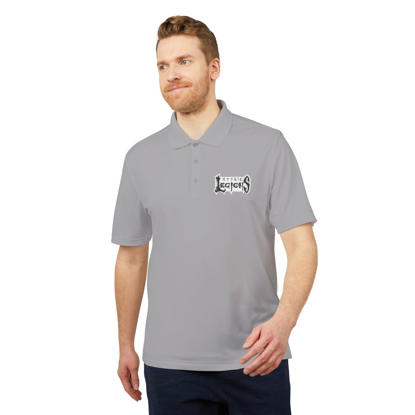 Embroidered Adidas Performance Polo | Mythic Legions OG Logo