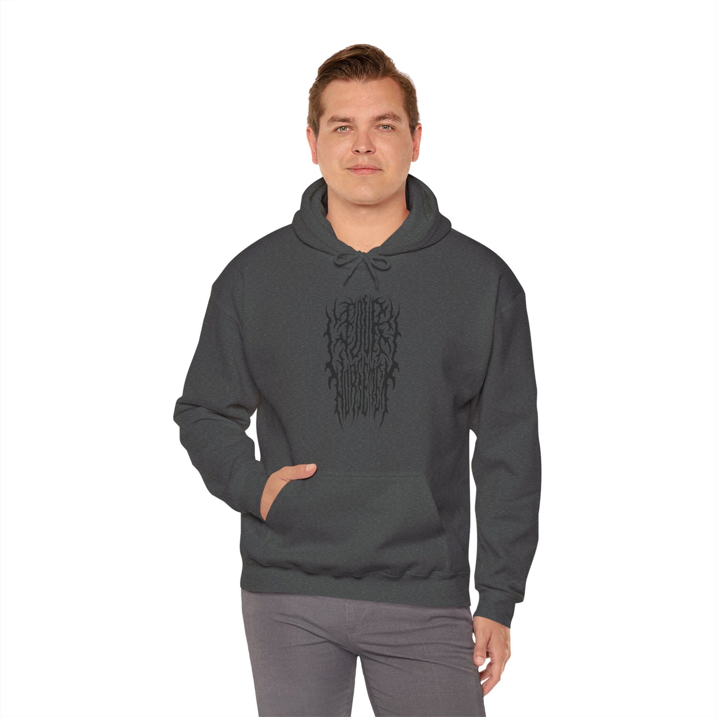 4H Metal Logo Black | Mythic Legions | Pullover Hooodie
