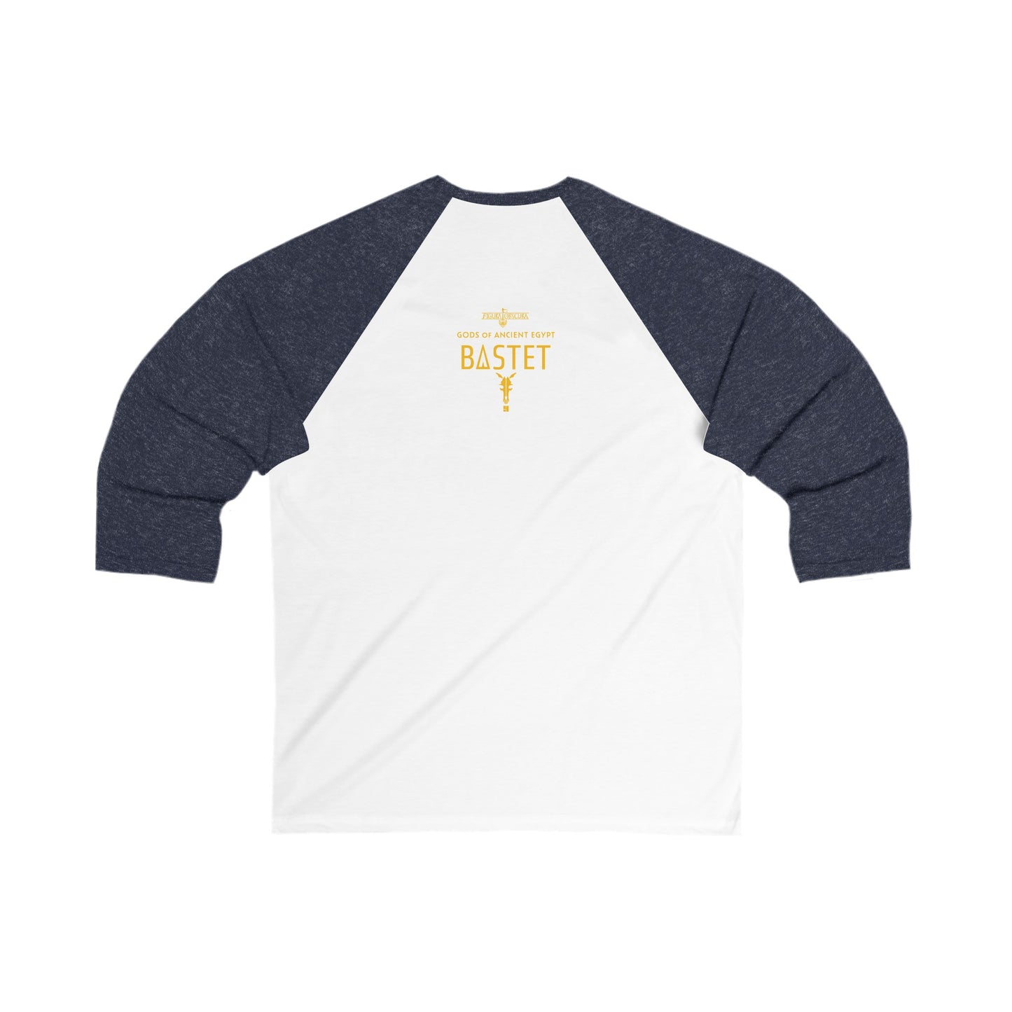 Bastet | Figura Obscura | 3\4 Sleeve Baseball T-Shirt