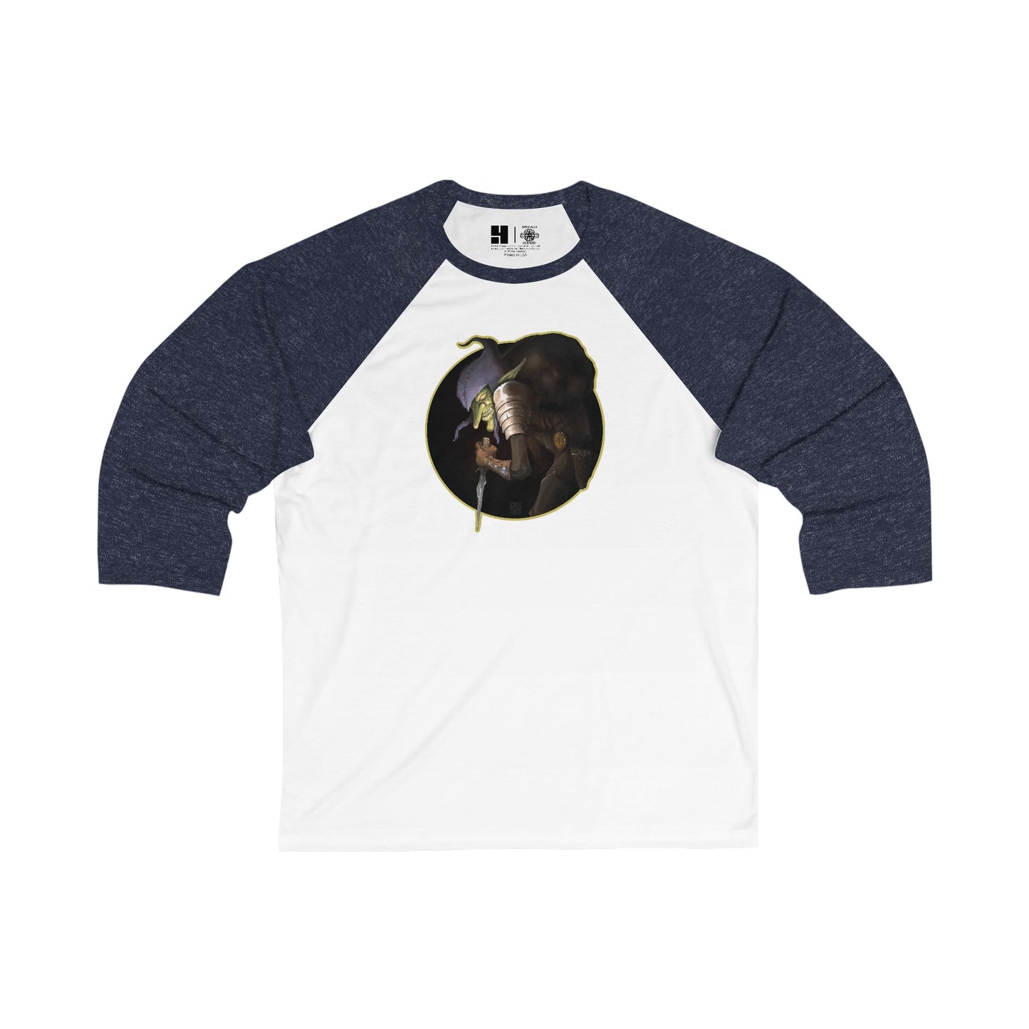 Thieving Goblin | Fan Art | Mythic Legions | 3\4 Sleeve Baseball T-Shirt