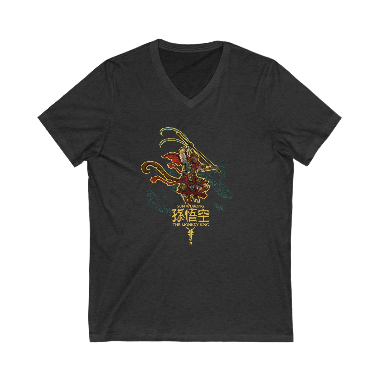 Monkey King, The v1 | Figura Obscura | V-Neck T-Shirt