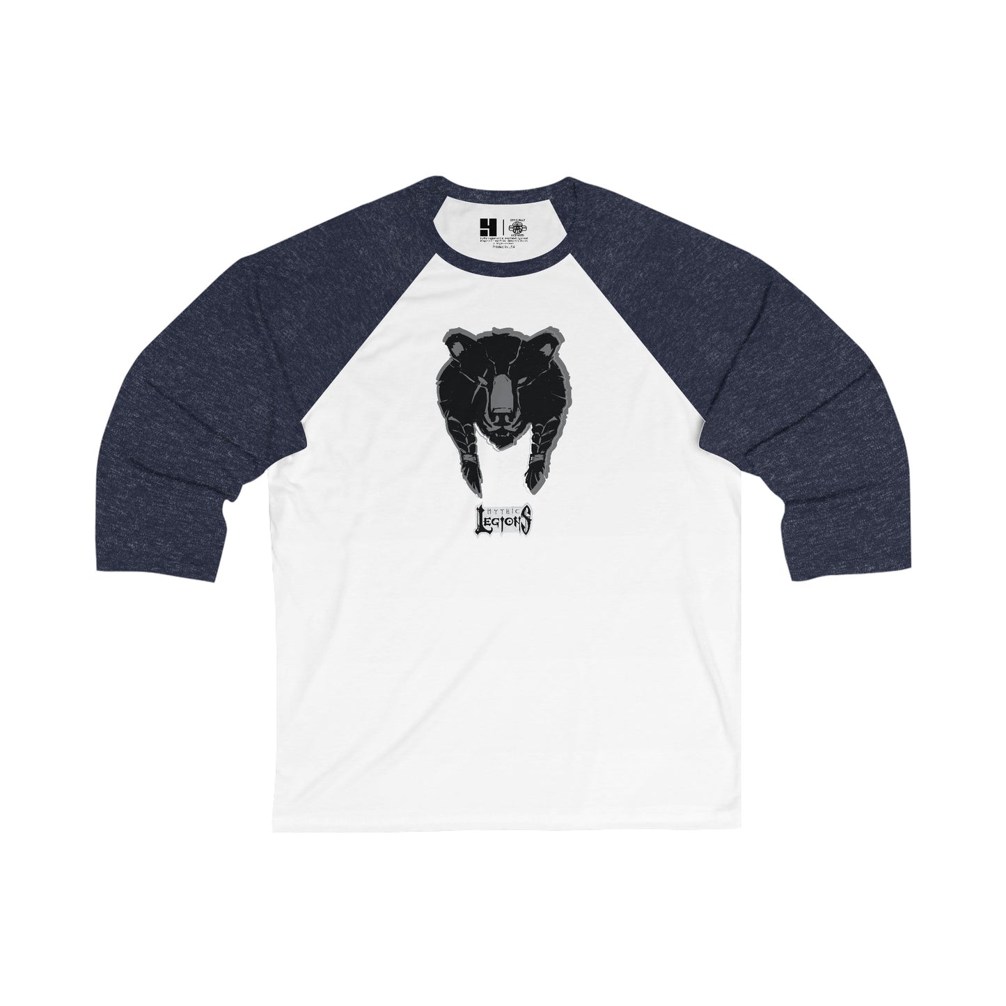 House of the Noble Bear, The | Mythic Legions | 3\4 Sleeve Baseball T-Shirt