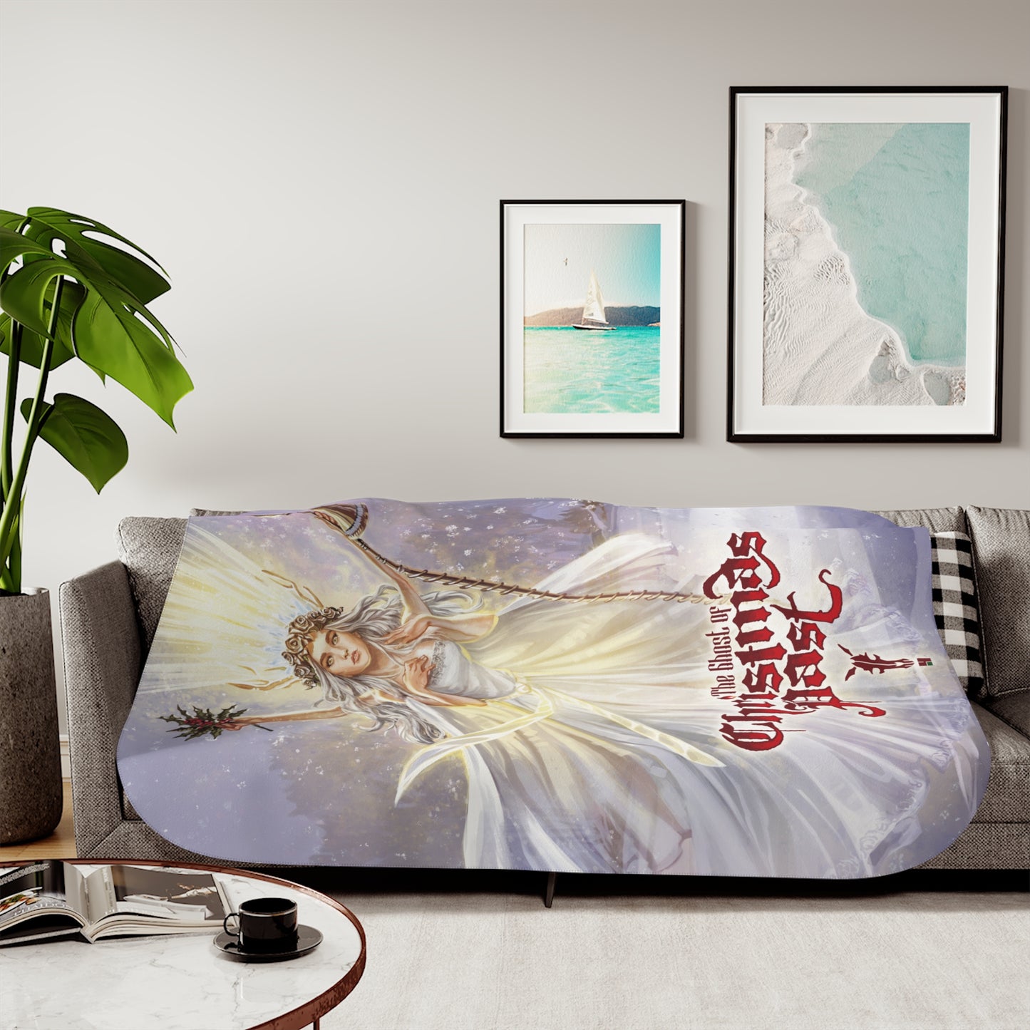 Christmas Past | Figura Obscura | Sherpa Blanket