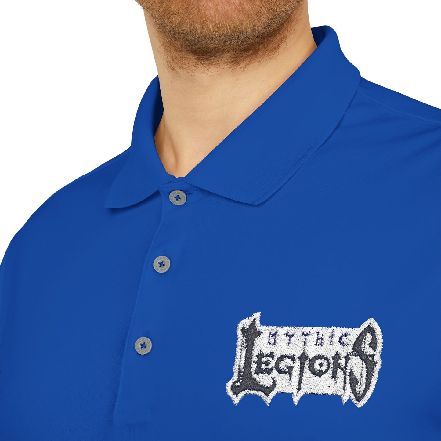 Embroidered Adidas Performance Polo | Mythic Legions OG Logo