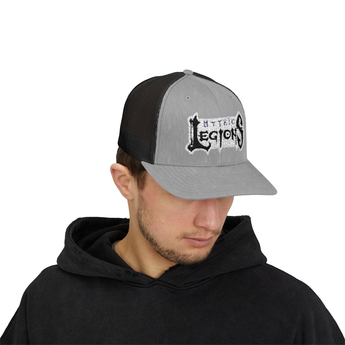 Embroidered Snapback Trucker Cap | Mythic Legions OG Logo