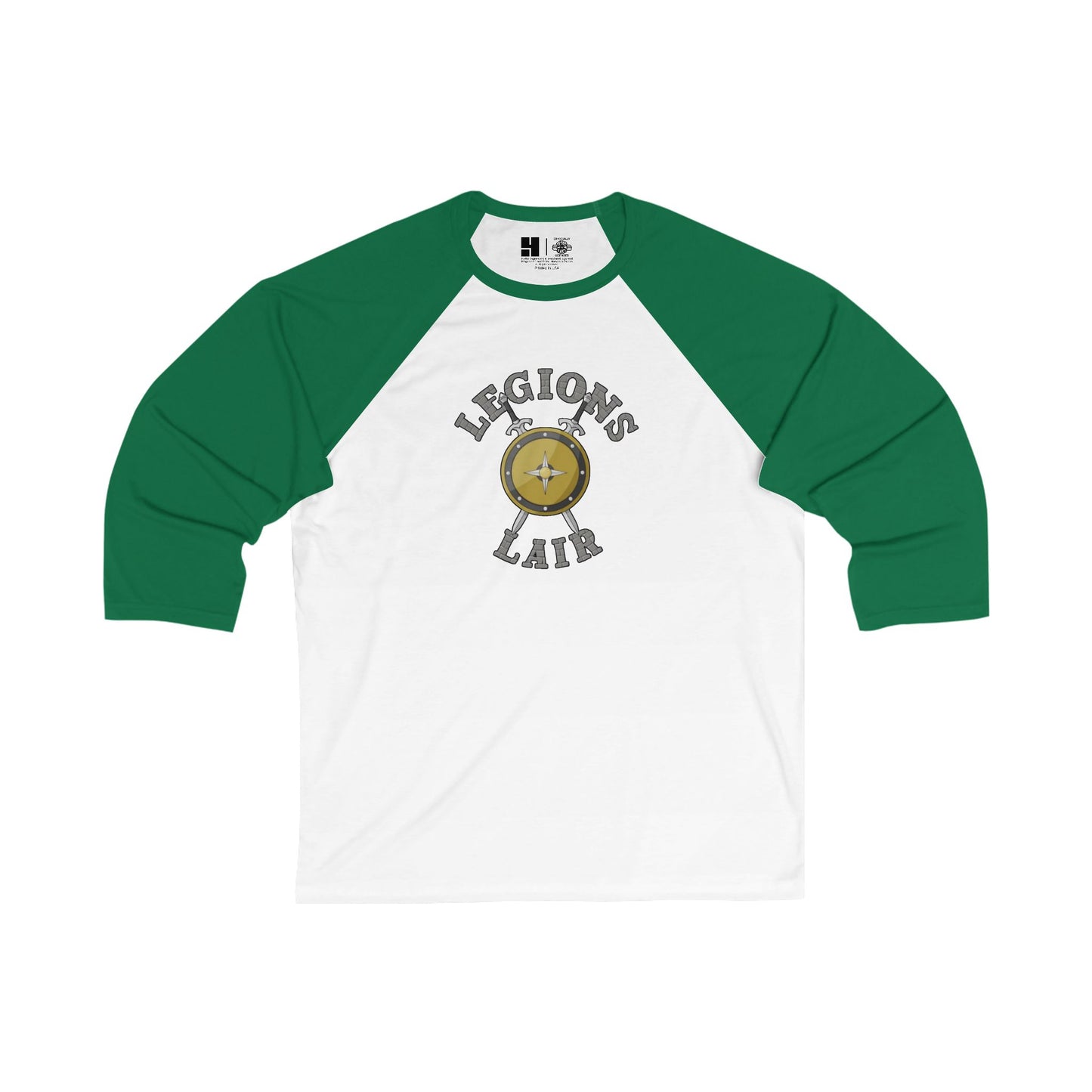 Legions Lair | Fan Art | Mythic Legions | 3\4 Sleeve Baseball T-Shirt