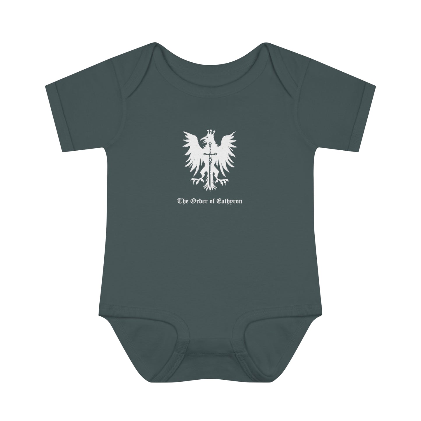 Order of Eathyron Logo Small | Mythic Legions | Baby Bodysuit