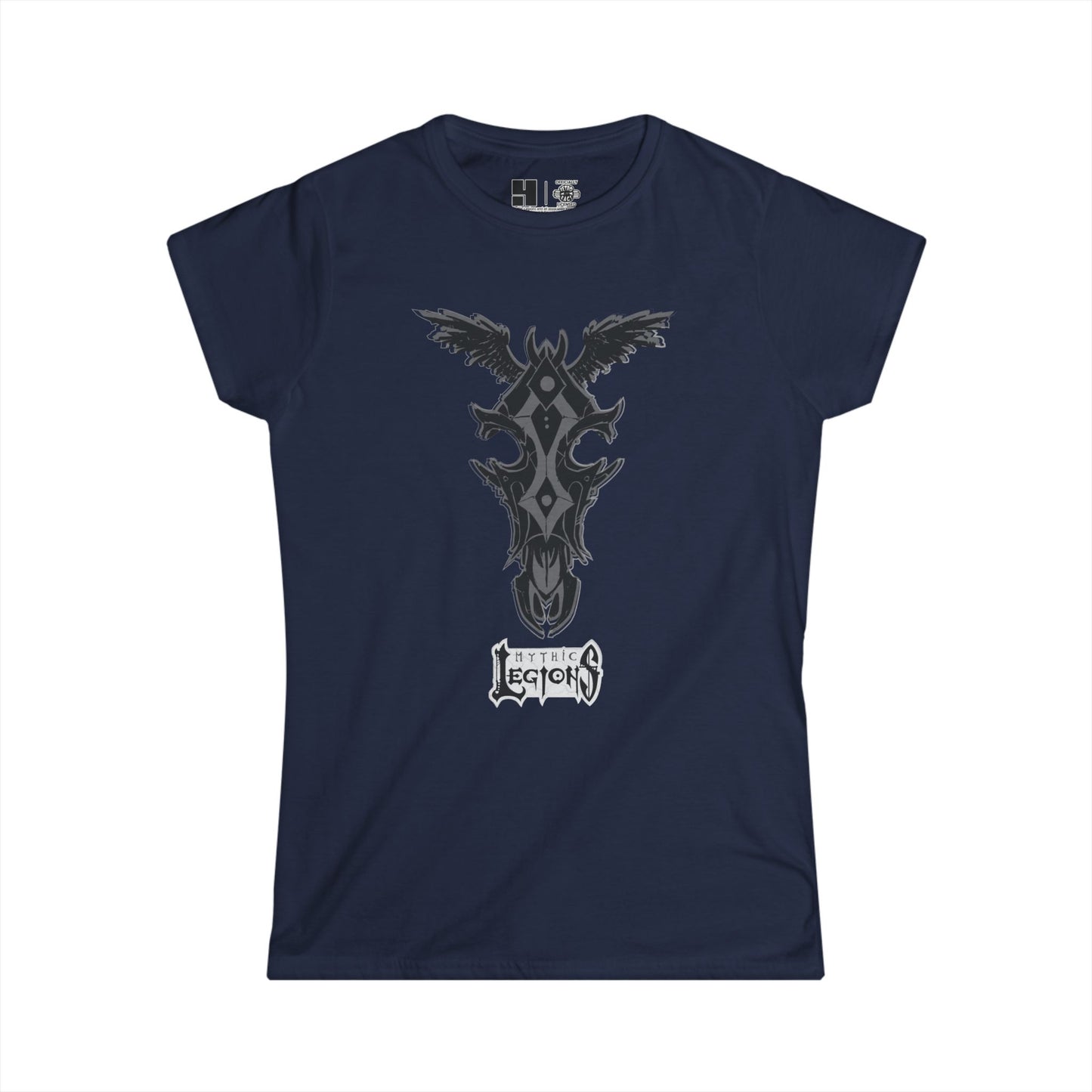4H | Wing | Skull Logo | w_ Logo | Mythic Legions | Women's T-Shirt