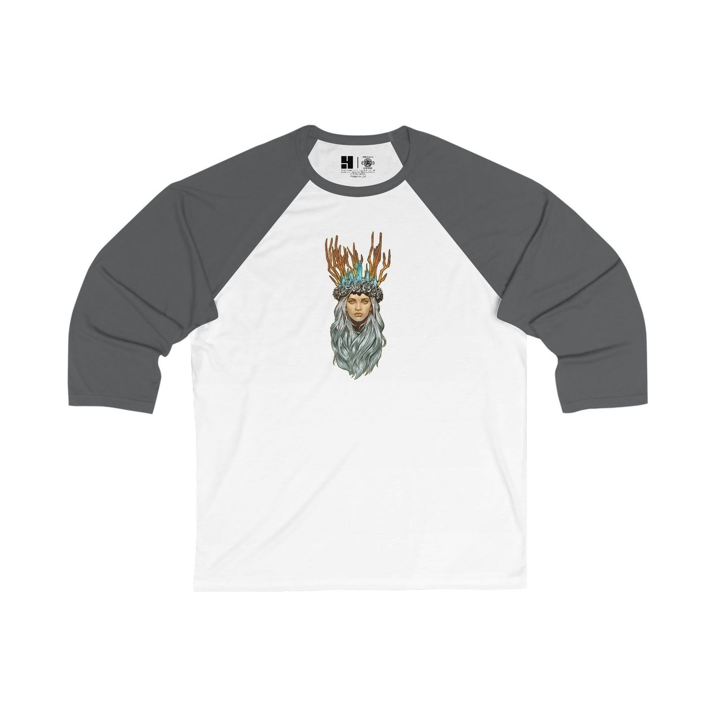 Christmas Past | Figura Obscura | 3\4 Sleeve Baseball T-Shirt