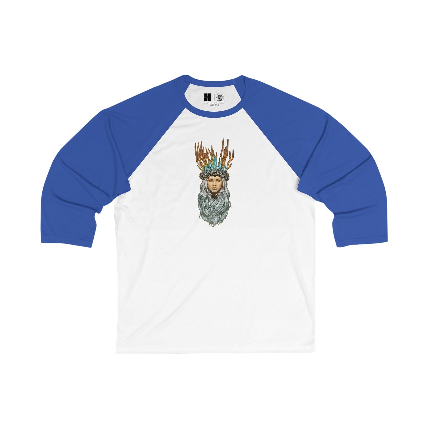 Christmas Past | Figura Obscura | 3\4 Sleeve Baseball T-Shirt