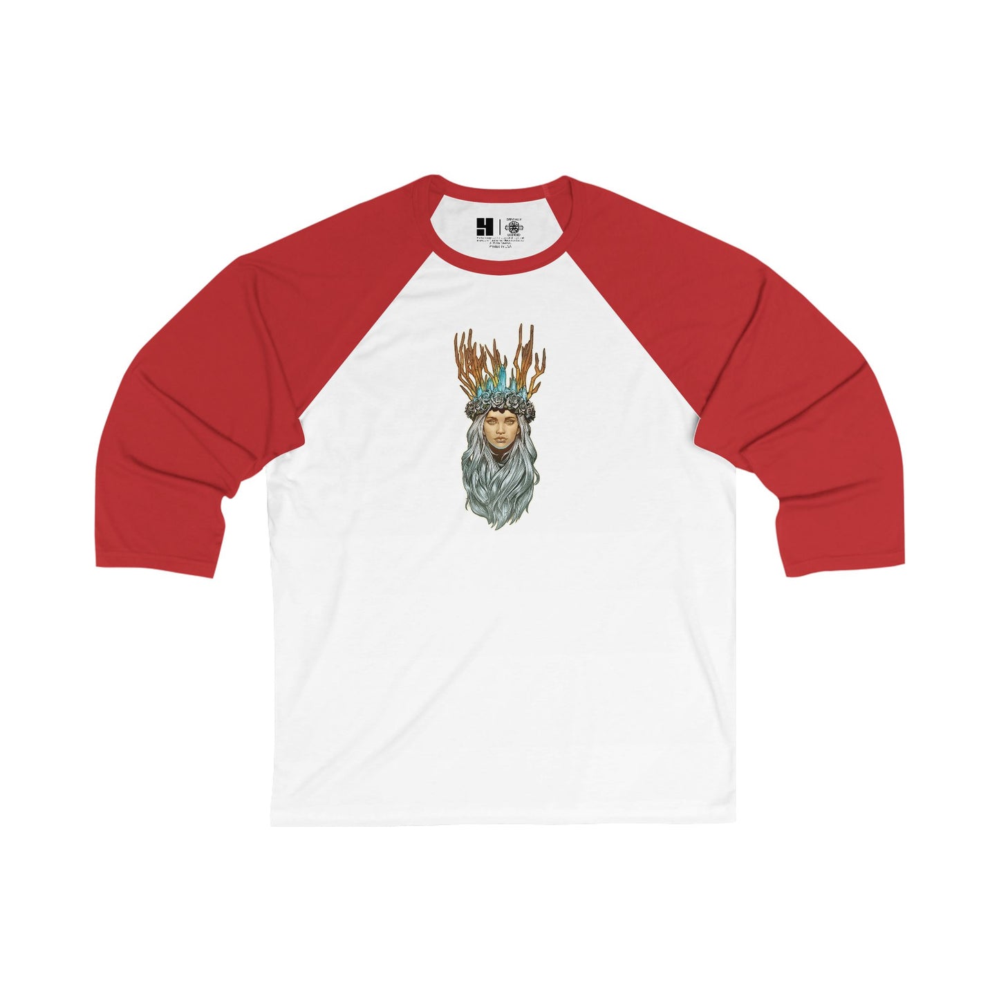 Christmas Past | Figura Obscura | 3\4 Sleeve Baseball T-Shirt
