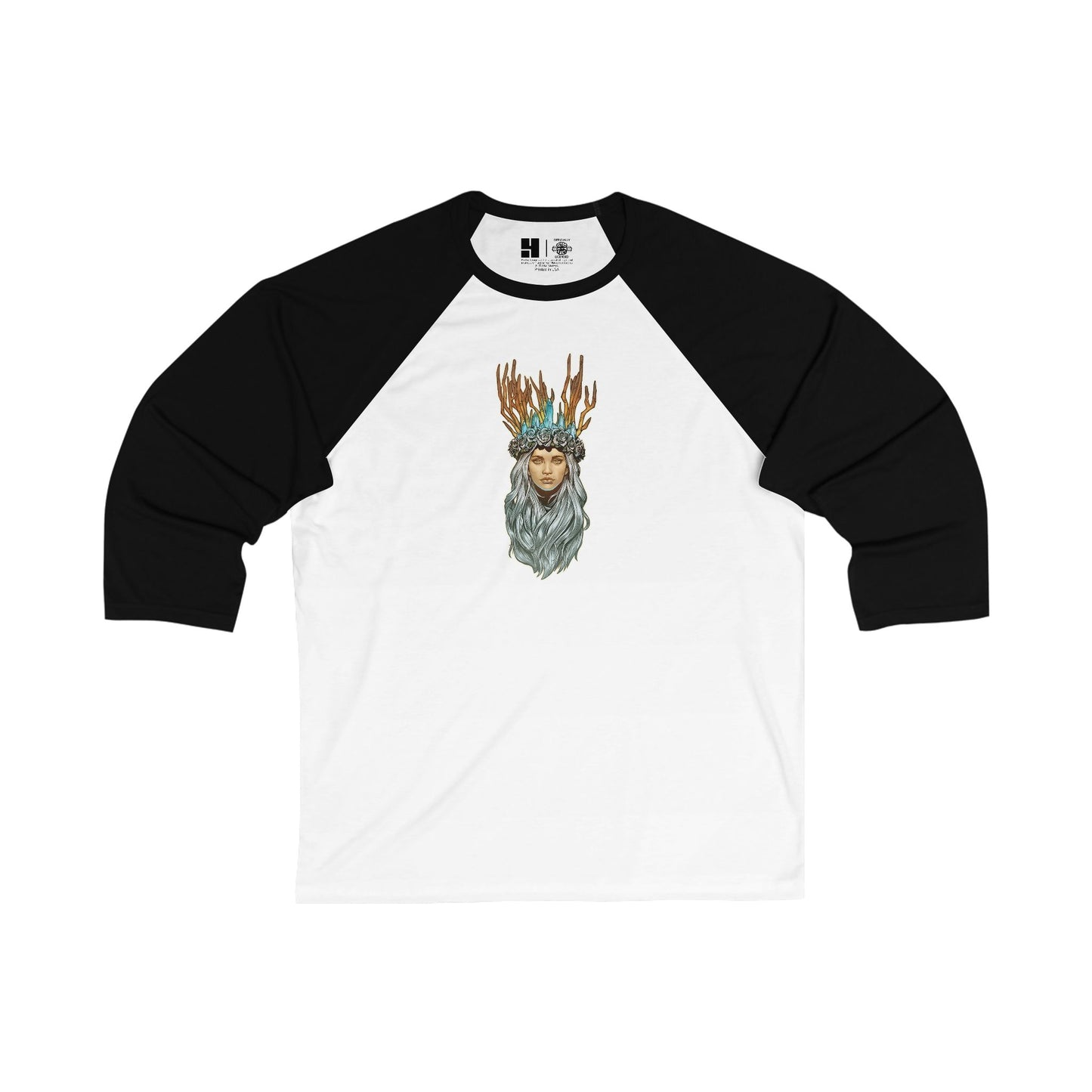 Christmas Past | Figura Obscura | 3\4 Sleeve Baseball T-Shirt