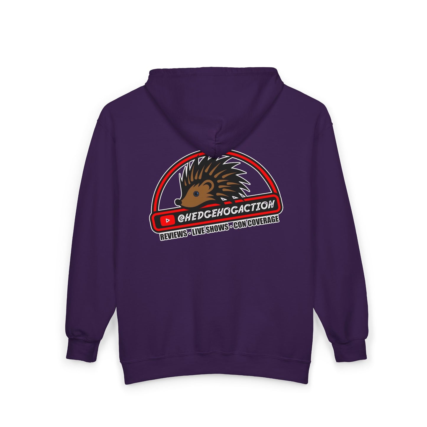 Hedgehog Action Logo | Mythic Legions | Fan Art | Full Zip Hoodie