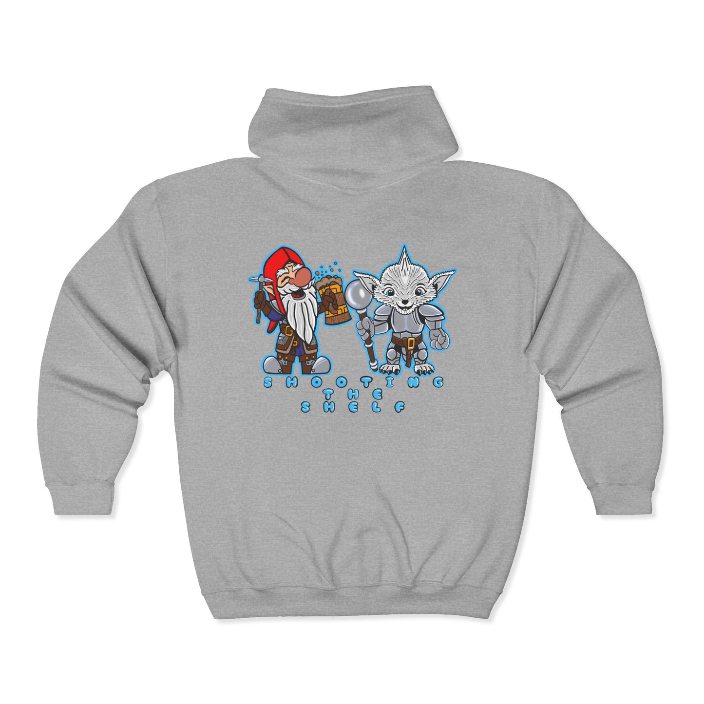 Shooting the Shelf | Mythic Legions | Fan Art | Full Zip Hoodie