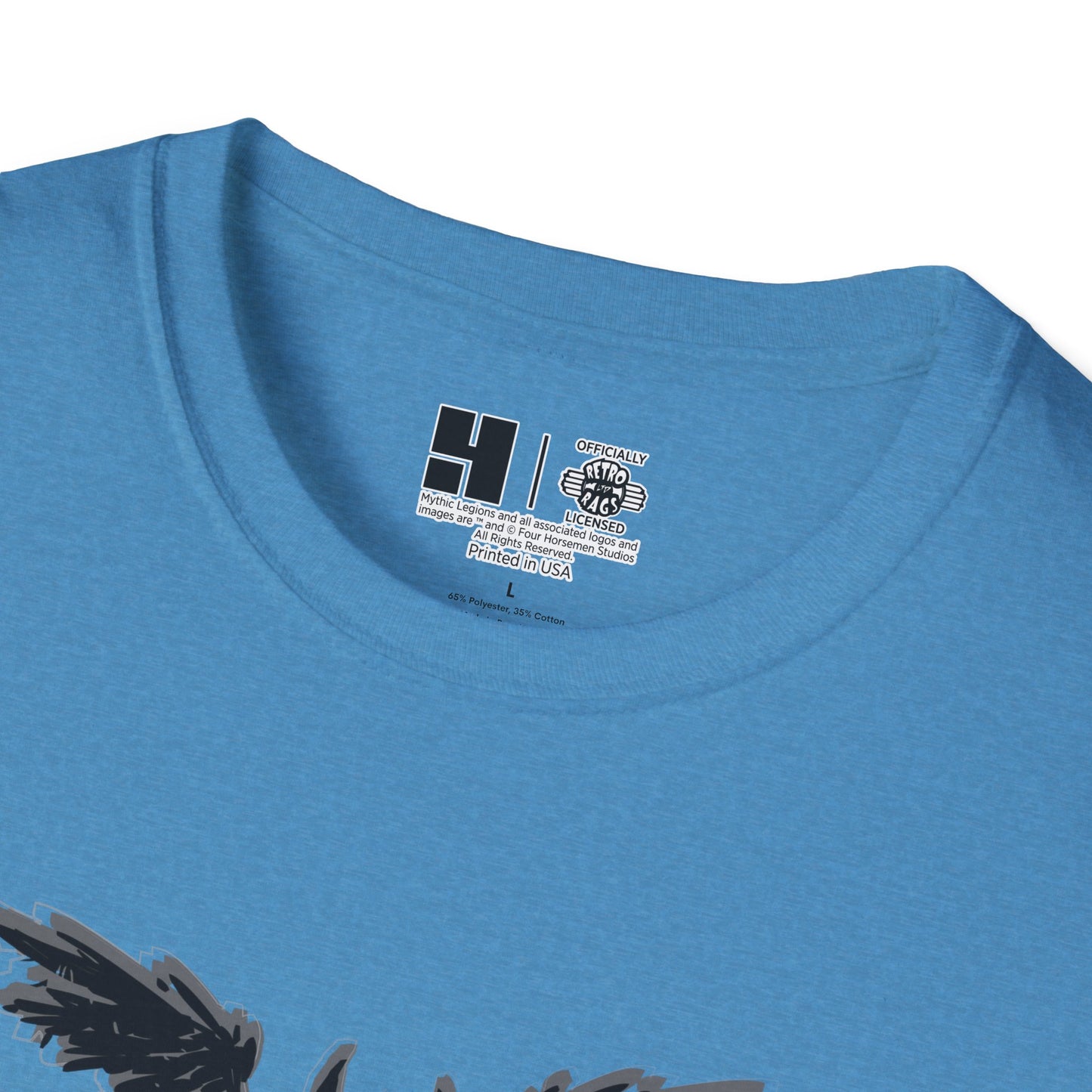 4H | Wing | Skull Logo | w_ Logo | Mythic Legions | Soft T-Shirt