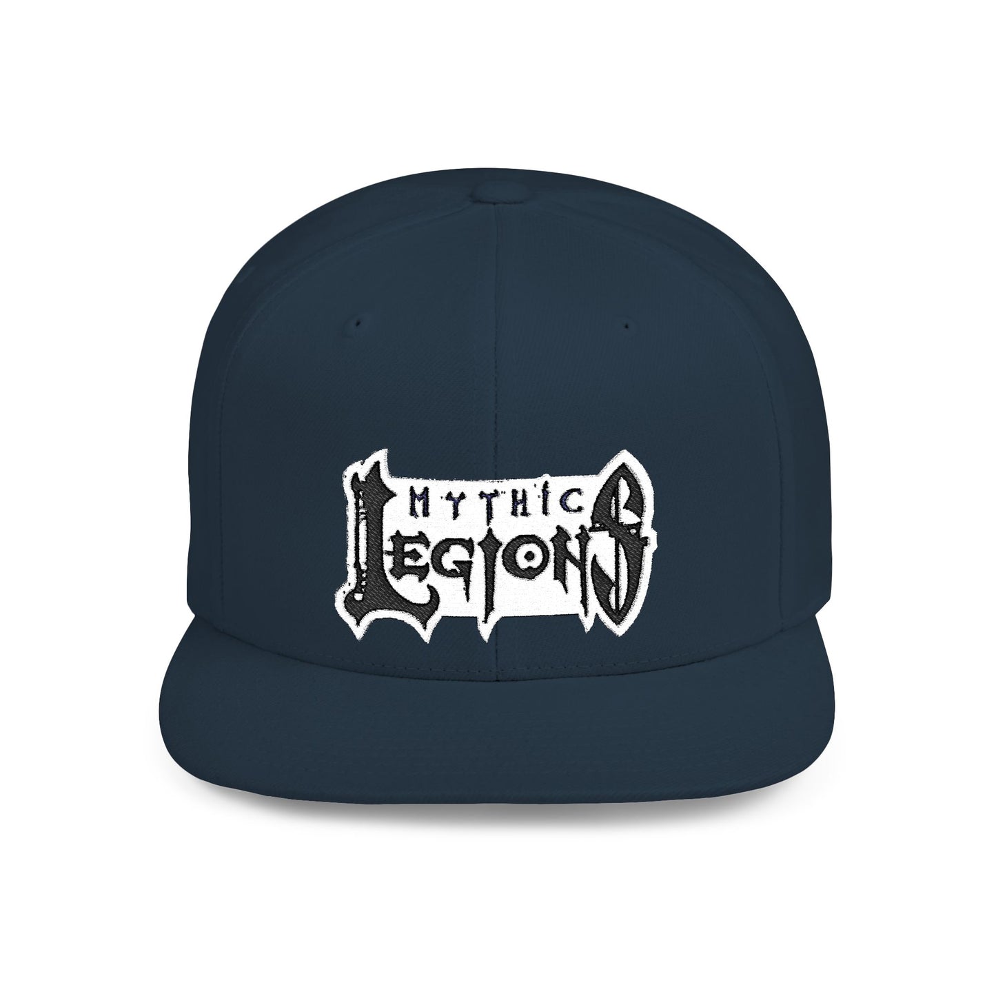 Embroidered Flat Bill Snapback Hat | Mythic Legions Logo OG