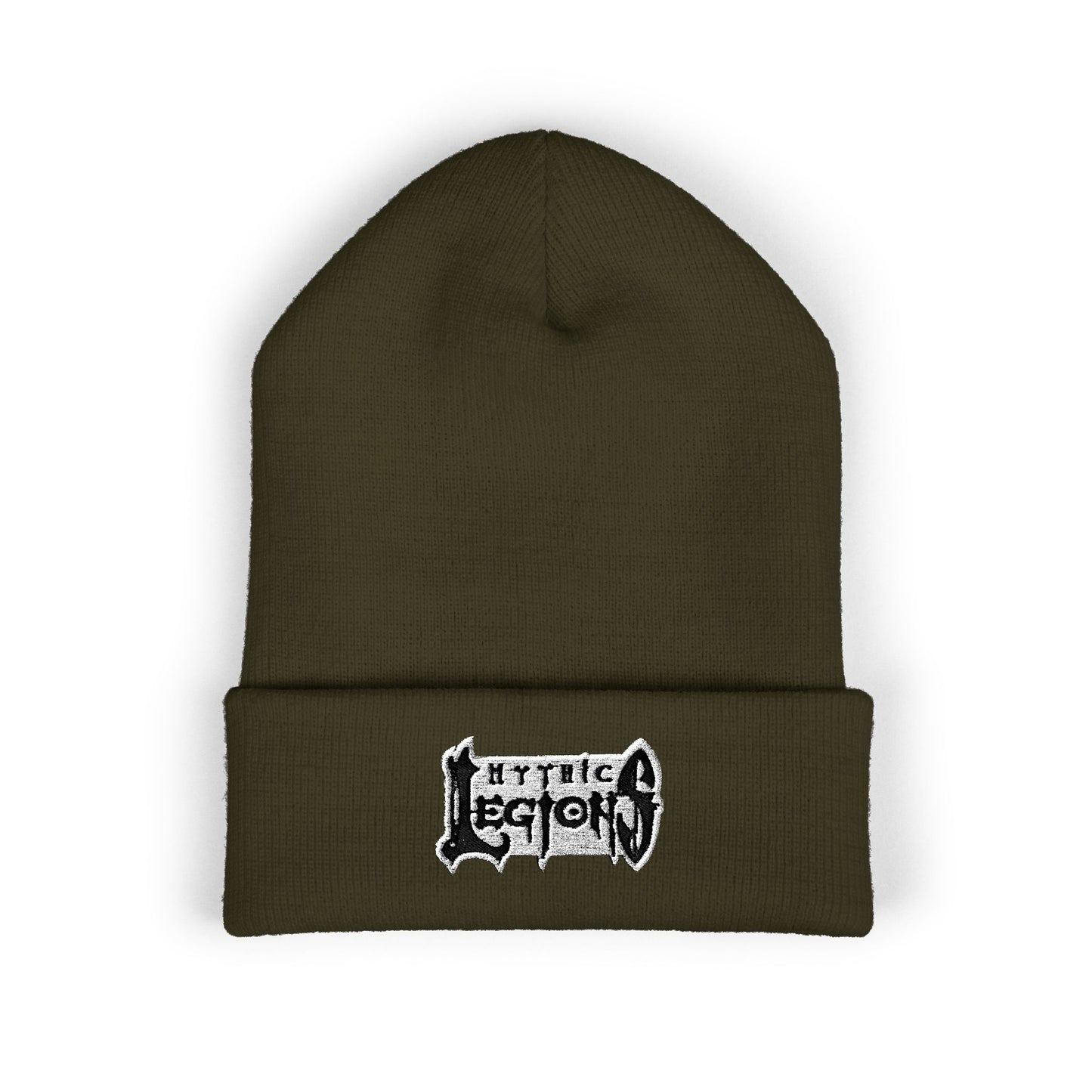 Embroidered Classic Cuffed Beanie | Mythic Legions OG Logo