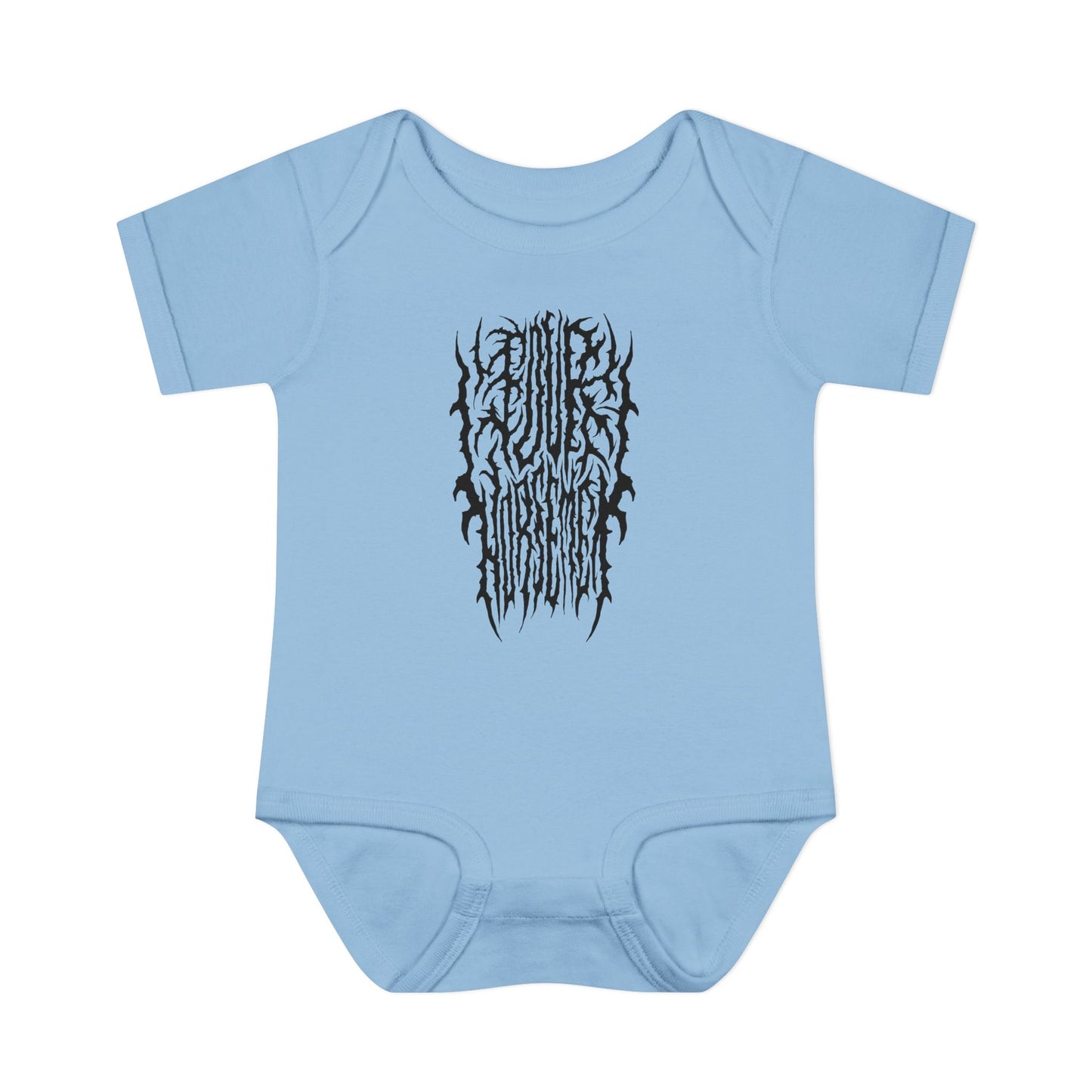 4H Metal Logo Black | Mythic Legions | Baby Bodysuit