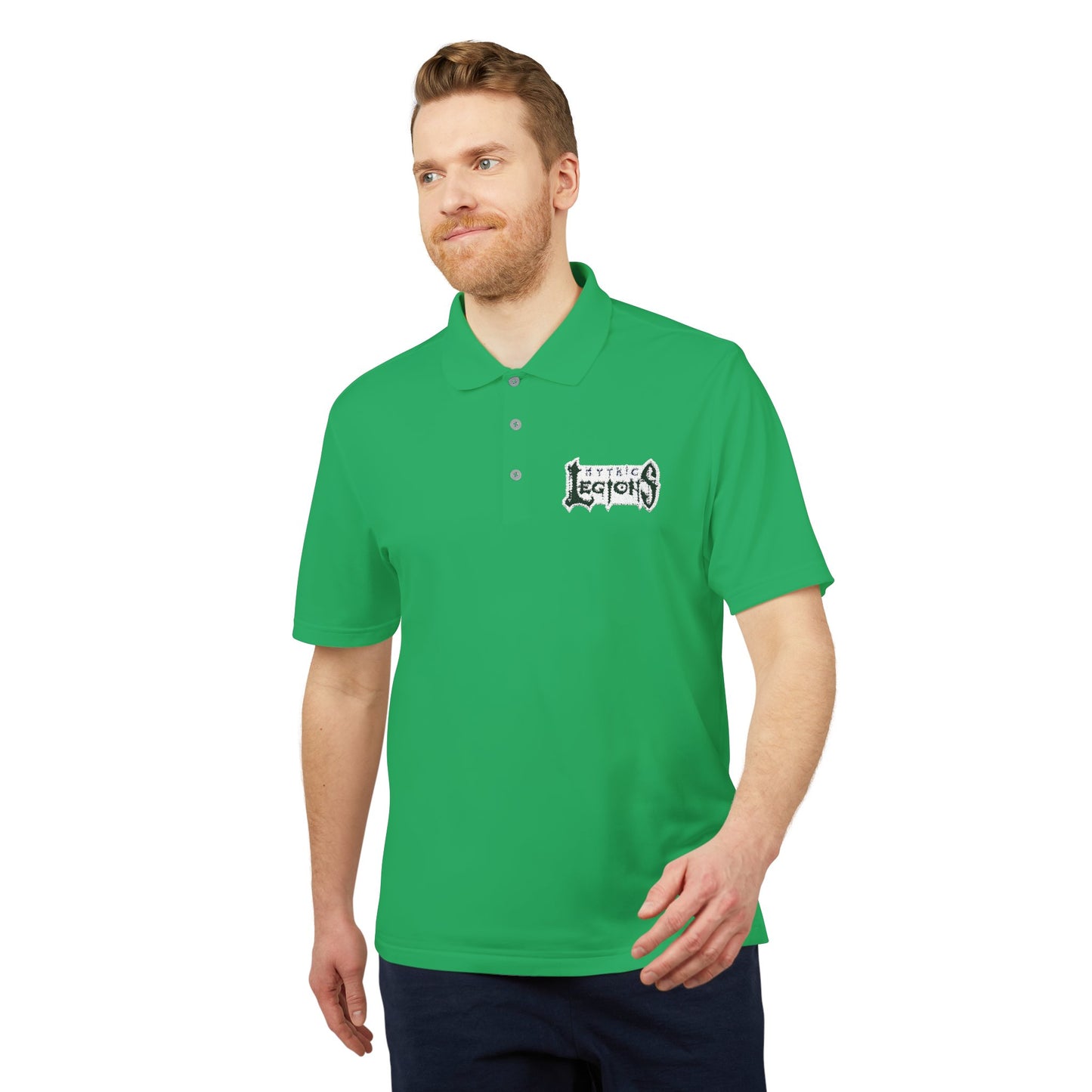 Embroidered Adidas Performance Polo | Mythic Legions OG Logo