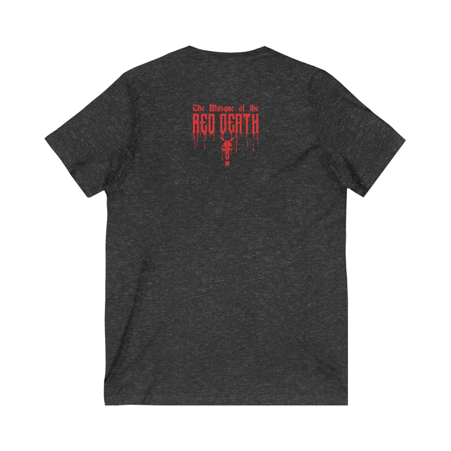 Masque of the Red Death, The | Red | Figura Obscura | V-Neck T-Shirt