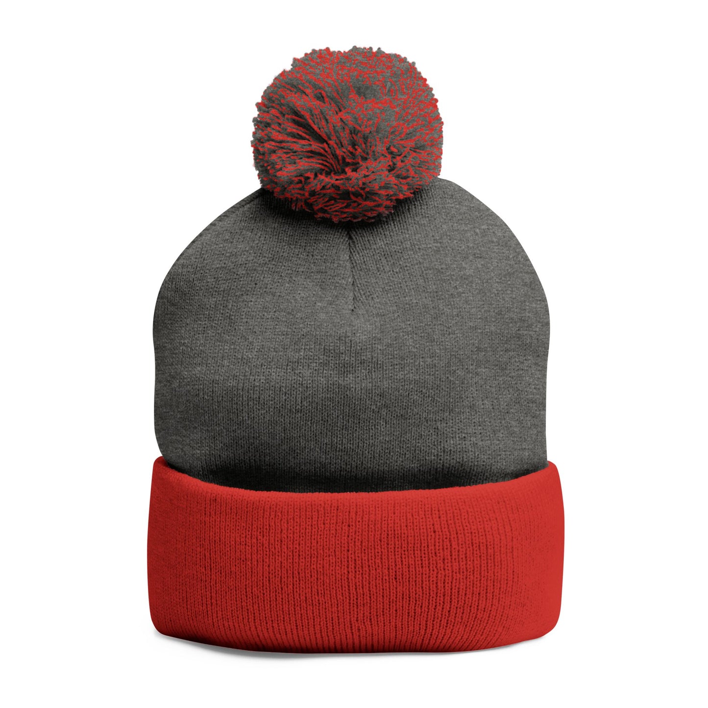 Embroidered Pom-Pom Knit Beanie | Mythic Legions OG Logo