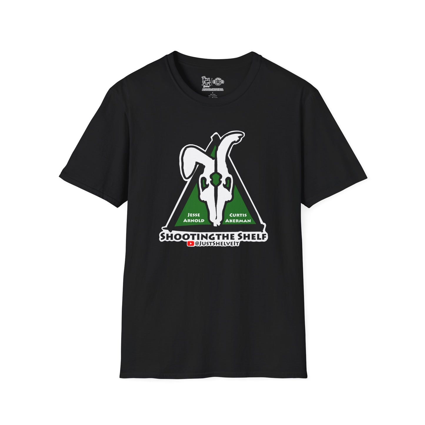 Shooting the Shelf Logo | Mythic Legions | Fan Art | Soft T-Shirt