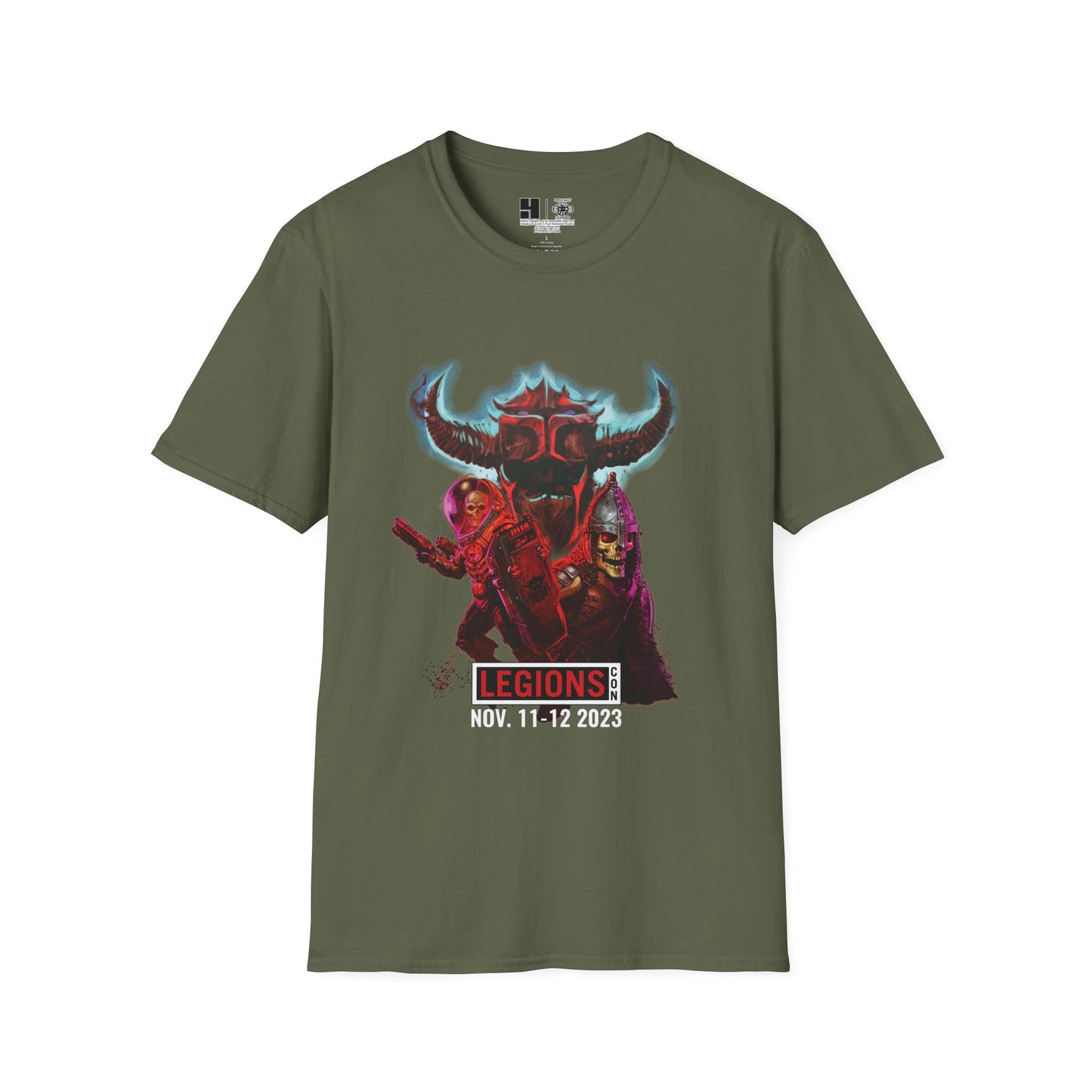 Wal-torr the Mad & Vorgus | LegionsCon | Cosmic & Mythic Legions | Soft T-Shirt