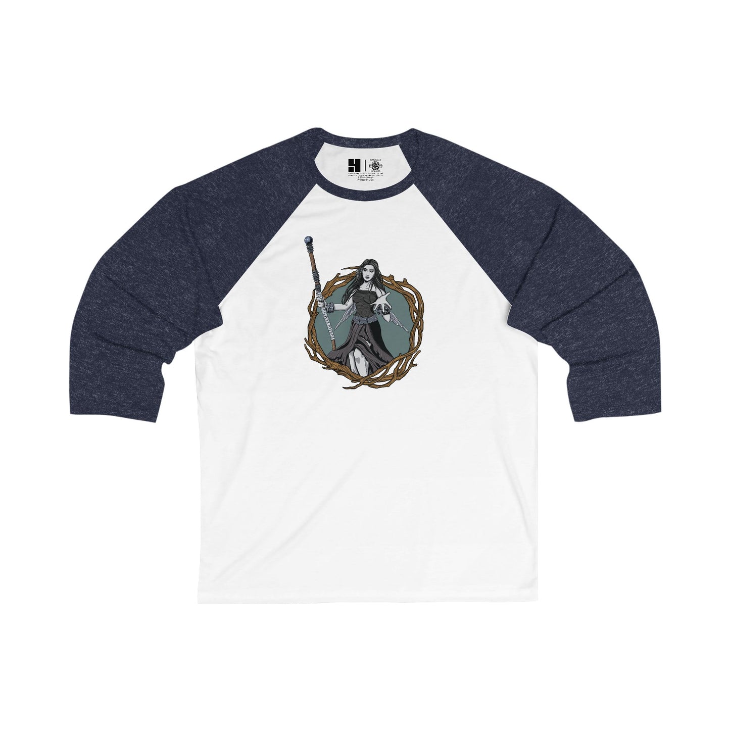 LegionsCon Nymph | Mythic Legions | 3\4 Sleeve Baseball T-Shirt