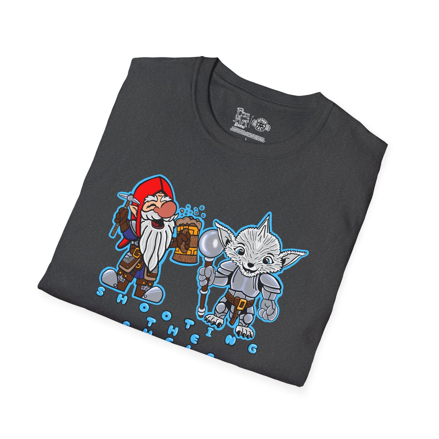 Shooting the Shelf | Mythic Legions | Fan Art | Soft T-Shirt