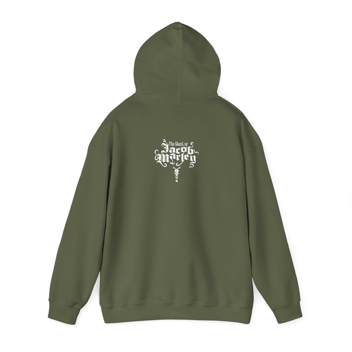 Jacob Marley | White | Figura Obscura | Pullover Hoodie