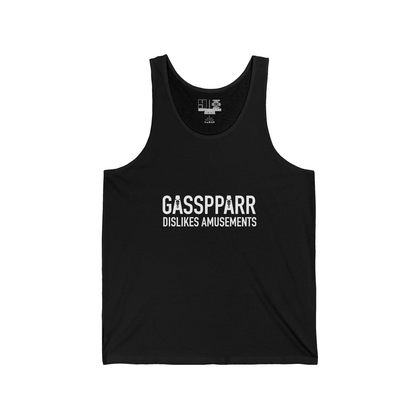 Gasspparr Dislikes Amusements | Cosmic Legions | Tank Top