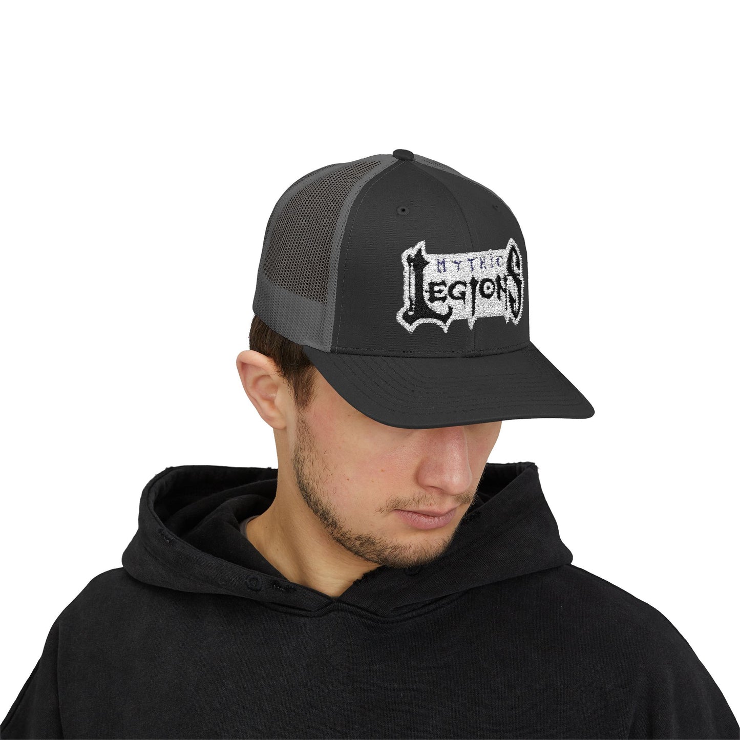 Embroidered Snapback Trucker Cap | Mythic Legions OG Logo