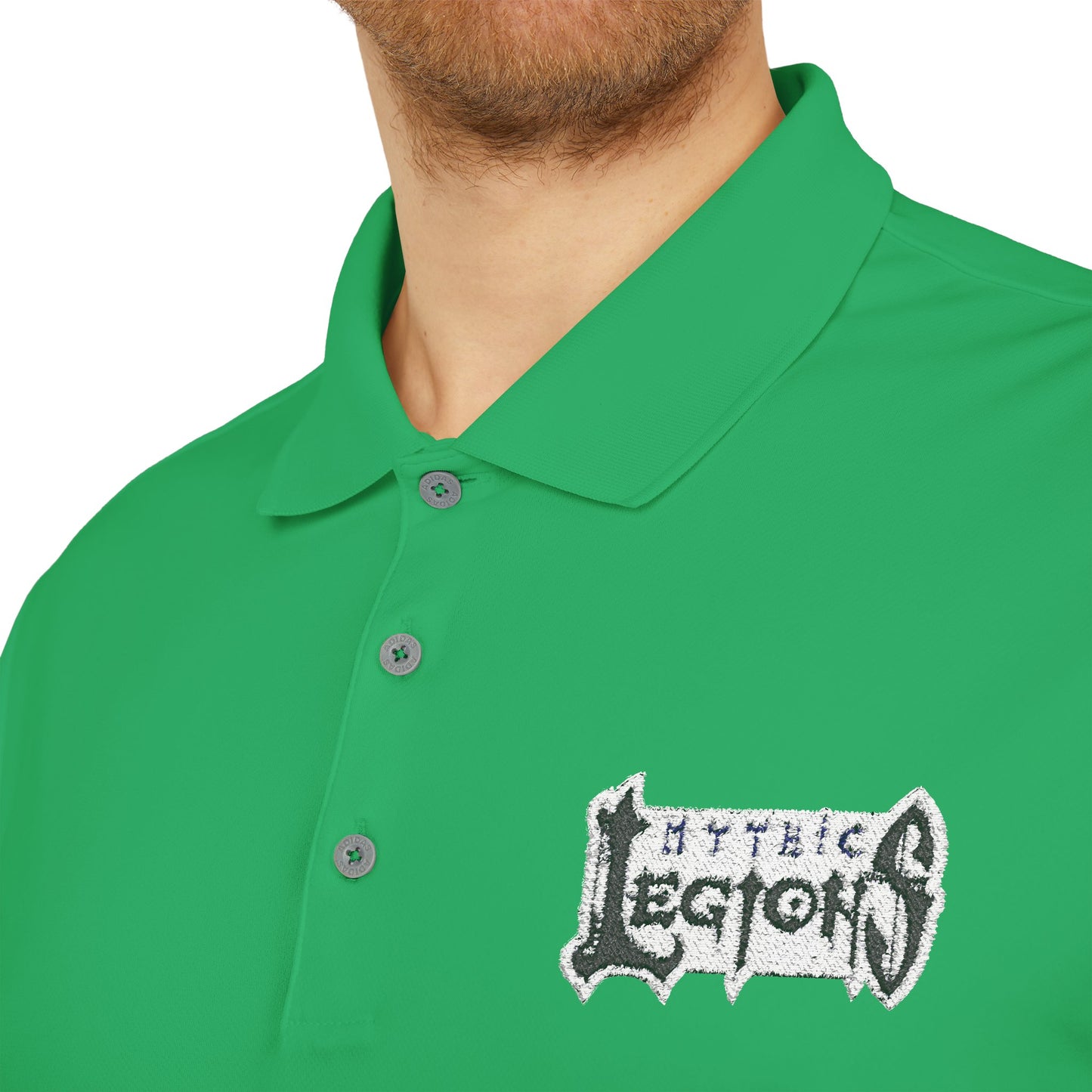 Embroidered Adidas Performance Polo | Mythic Legions OG Logo