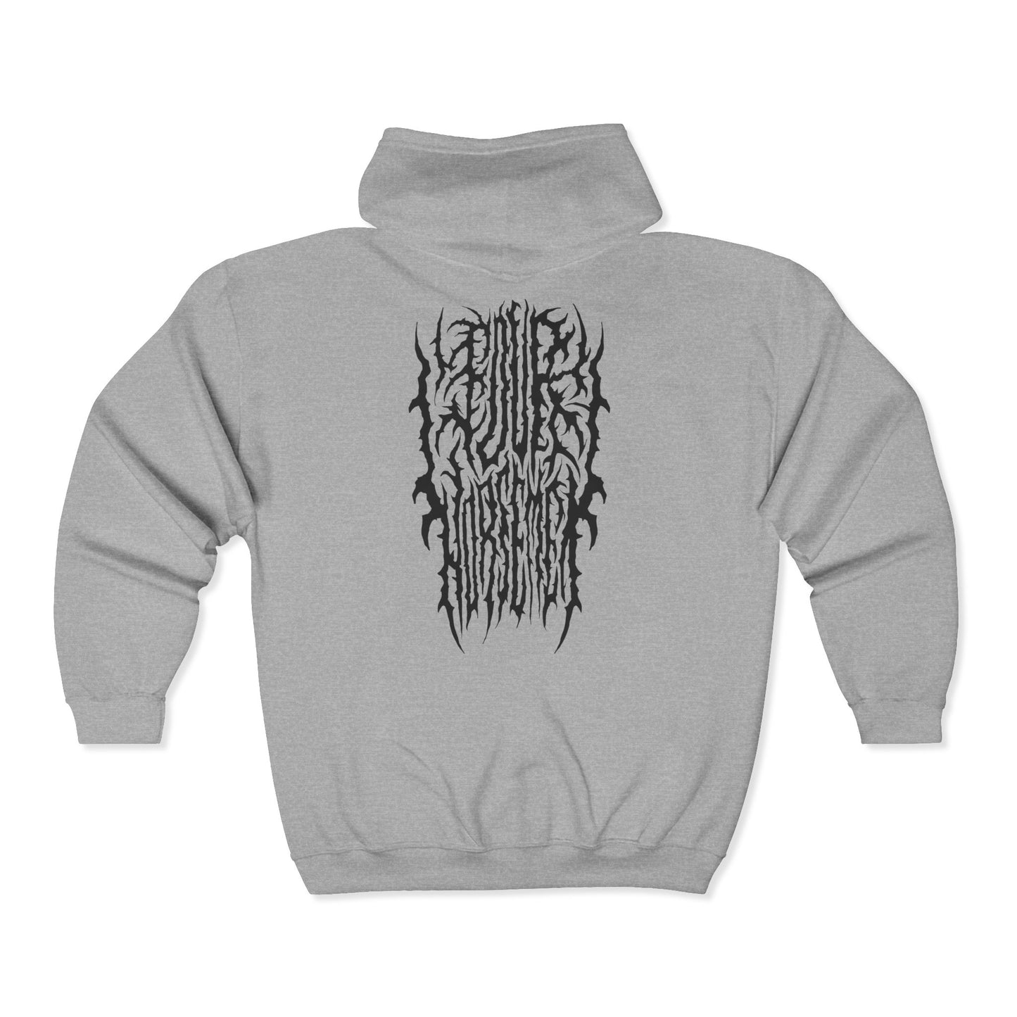 4H Metal Logo Black | Mythic Legions | Full Zip Hoodie