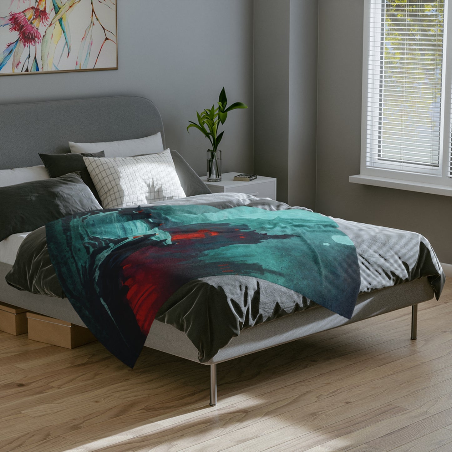 Equaddron Castle | Mythic Legions | Velveteen Microfiber Blanket