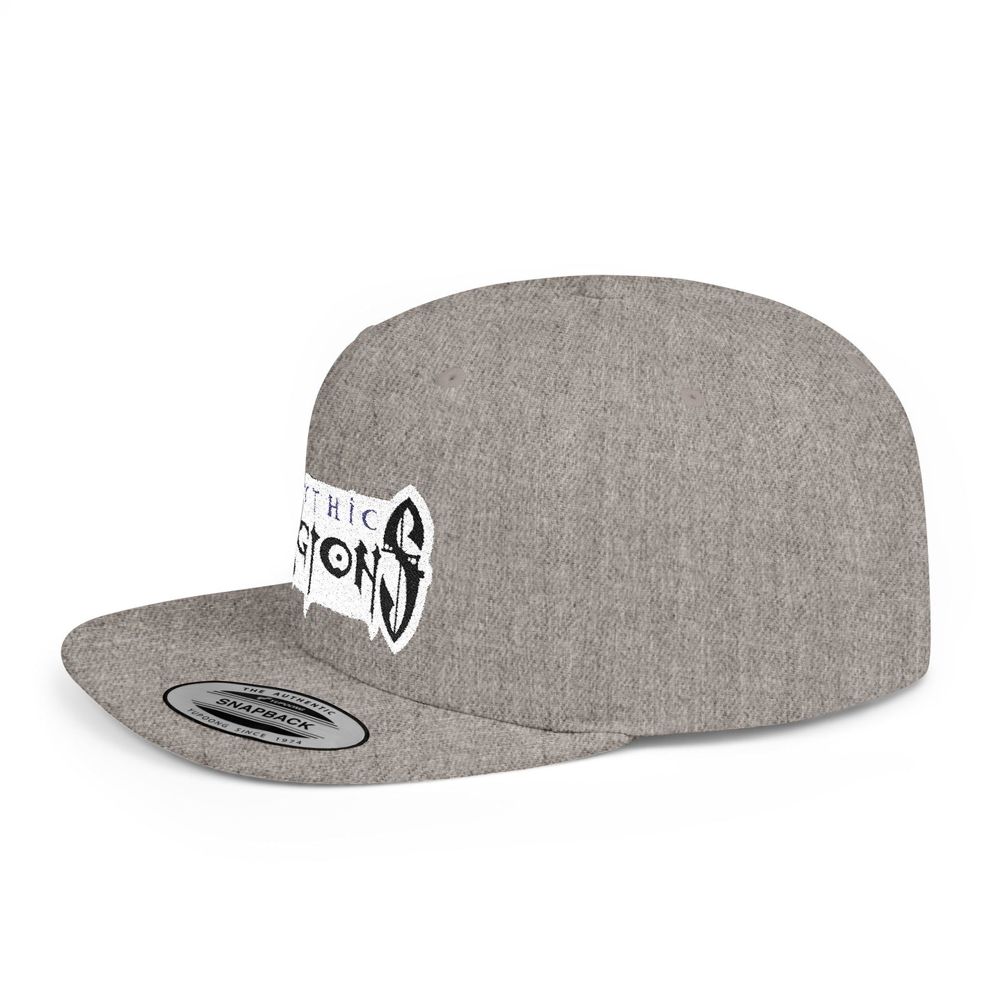 Embroidered Flat Bill Snapback Hat | Mythic Legions Logo OG